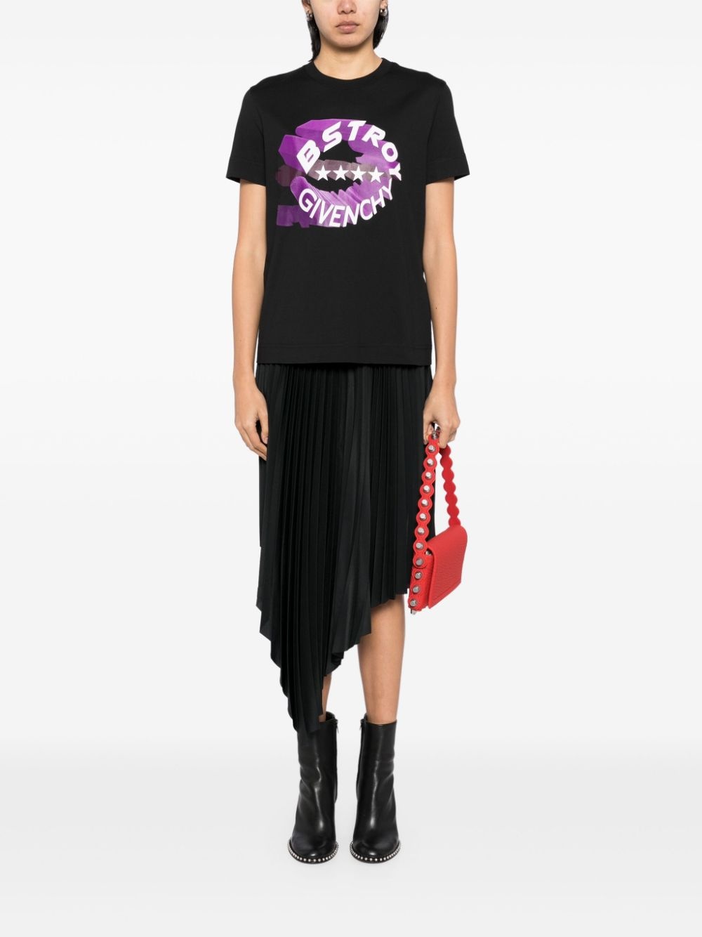 logo print T-shirt - 2