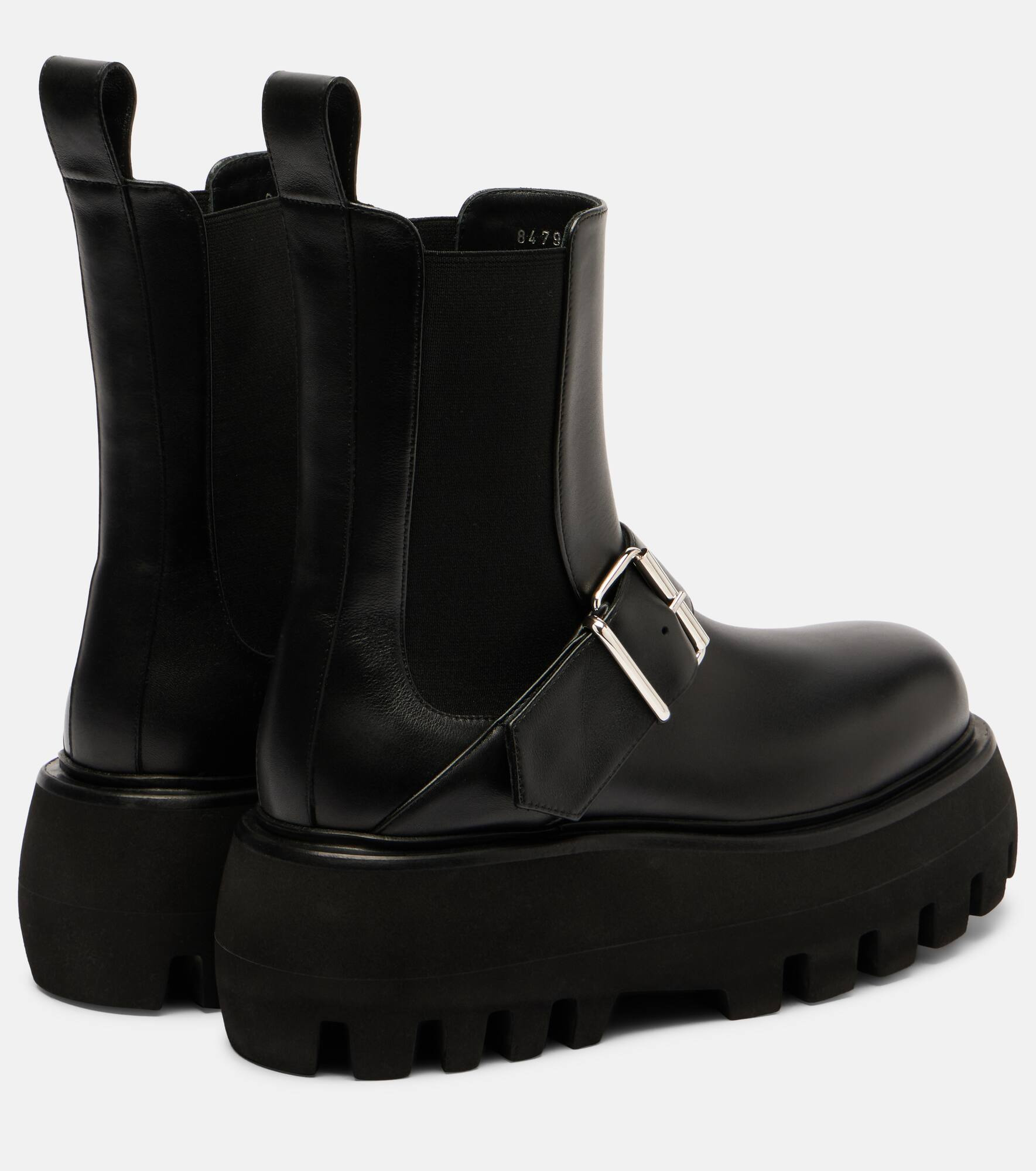 Sofa Buckle leather ankle boots - 2