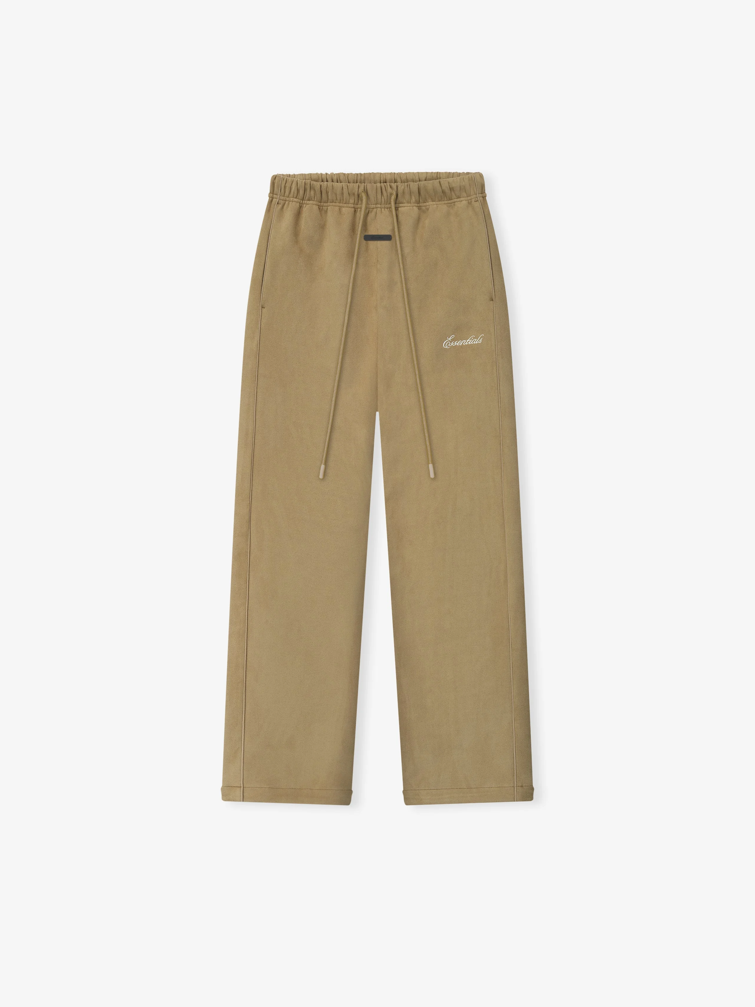 Womens Suede Fleece Signature Relaxed Pant - 1
