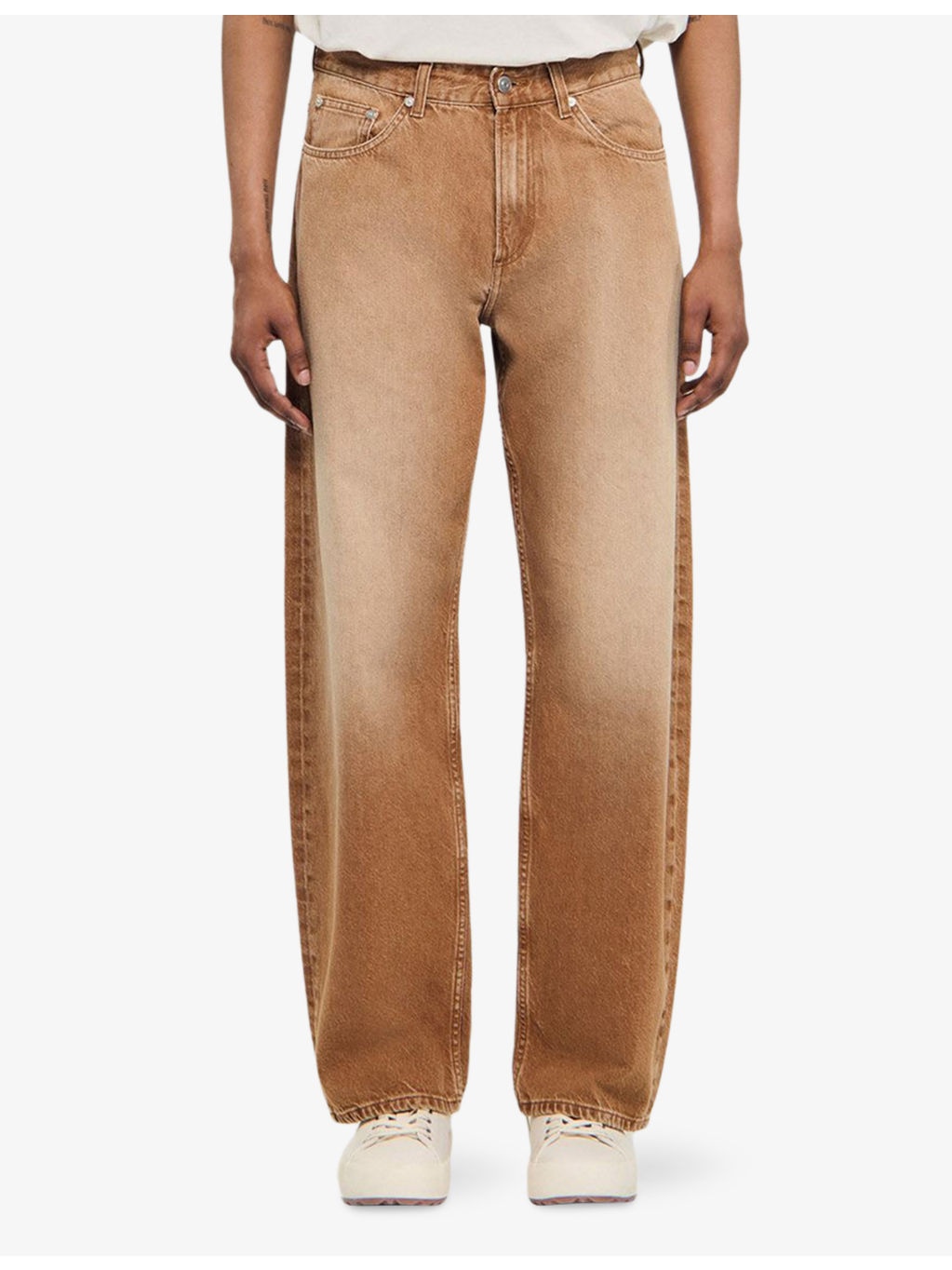 Faded Baggy Denim Jeans - 3