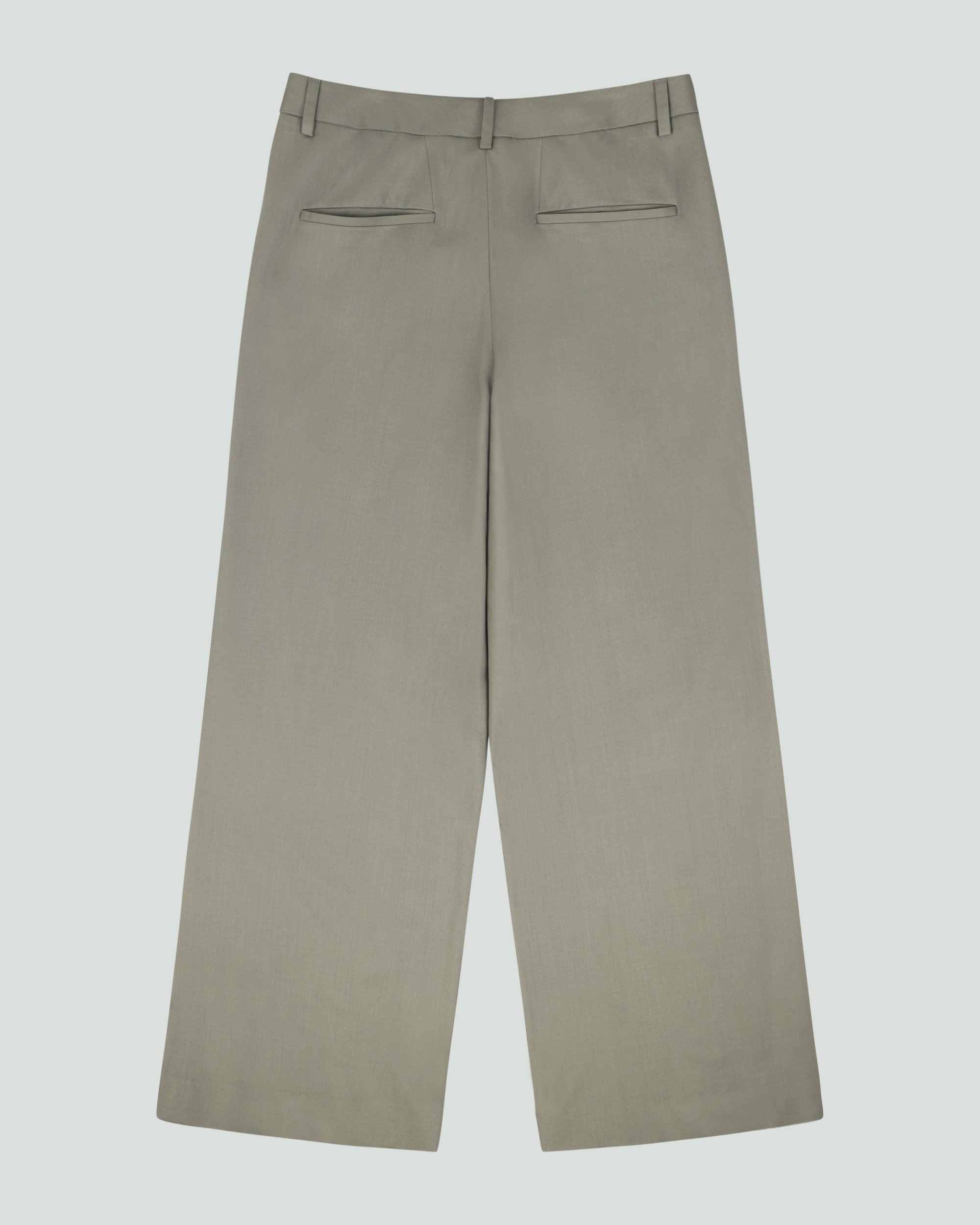 WIDELEG TROUSER KELLY GREEN - 2