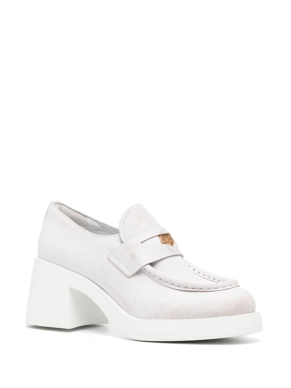 Miu Miu 70mm leather penny loafers | REVERSIBLE