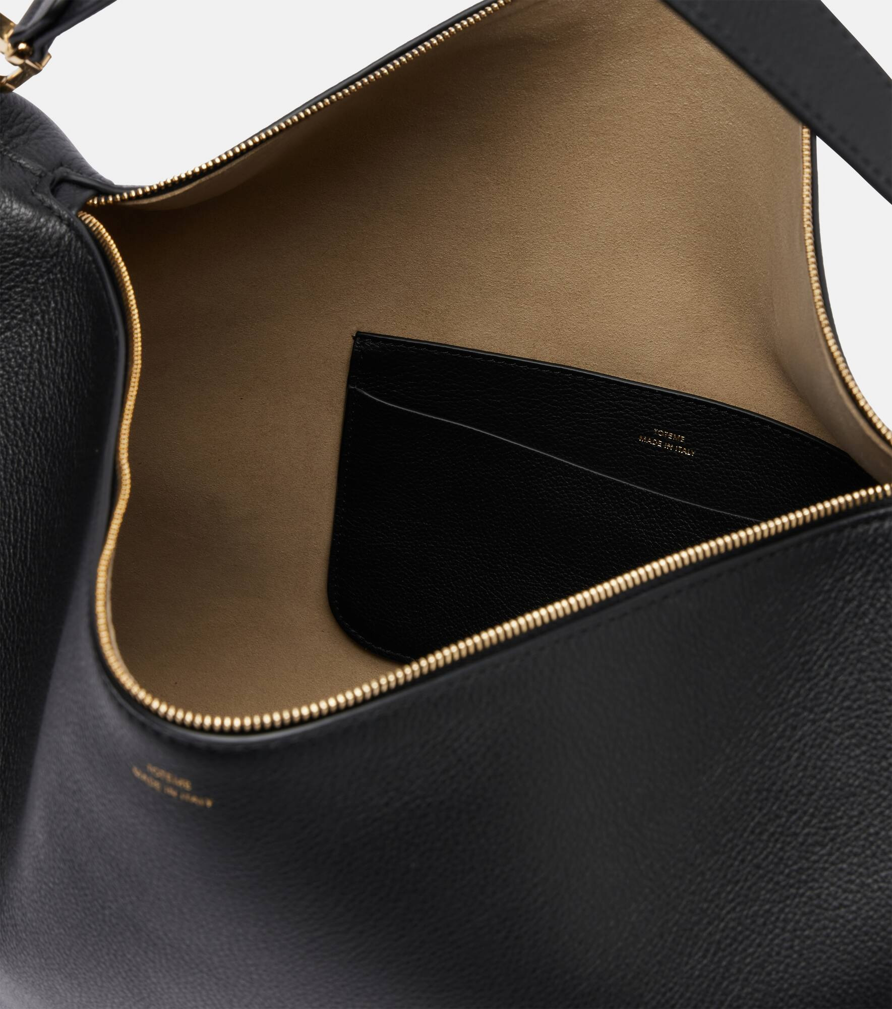 Bevel leather tote bag - 3