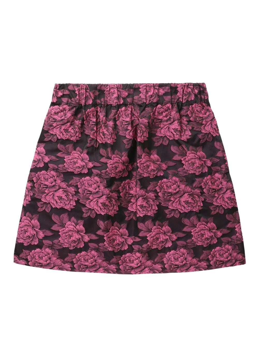 floral-motif patterned-jacquard miniskirt - 6
