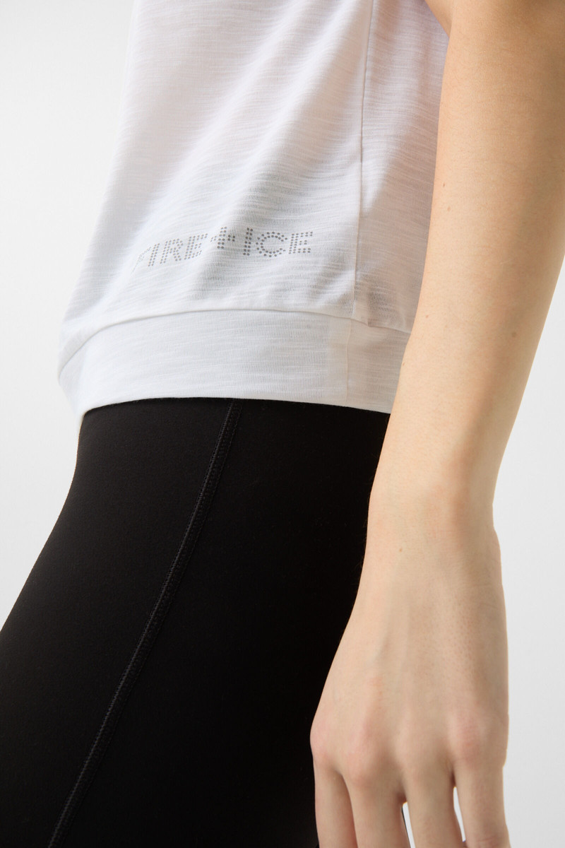 Helene shirt in White/black 4