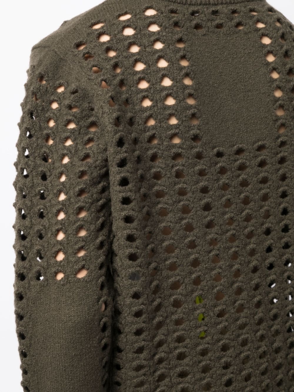 long-sleeve perforated sweatshirt - 5