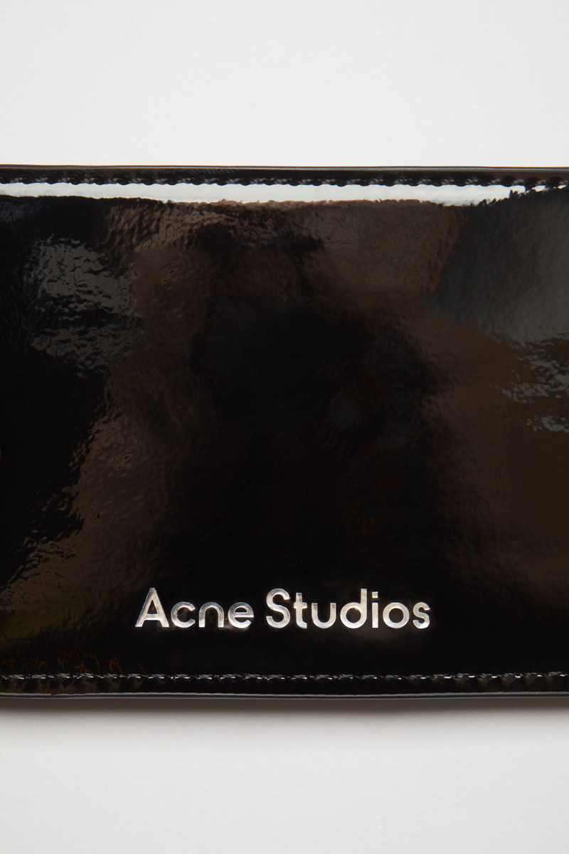 Face logo card holder - Black/black 6