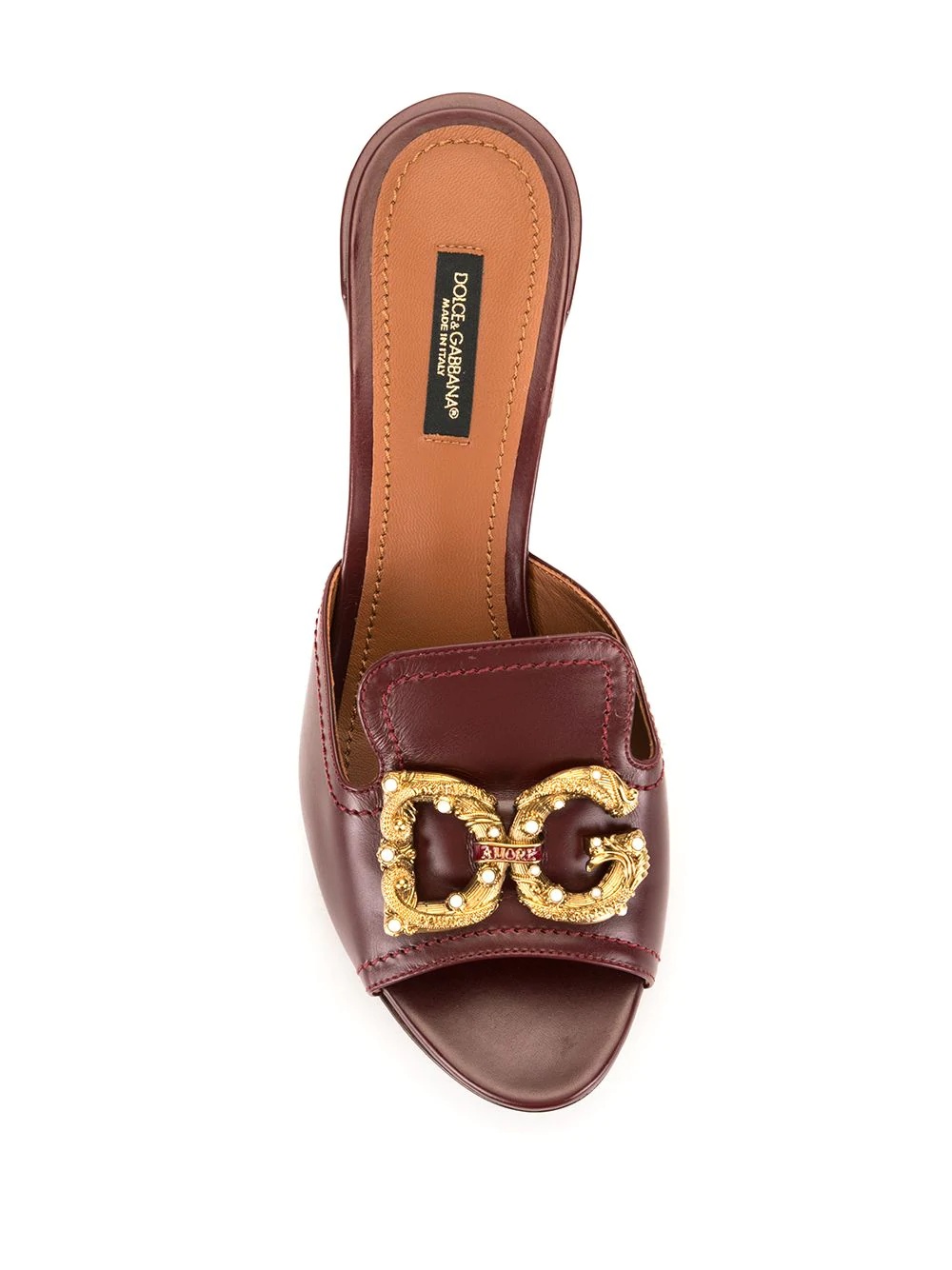 DG logo slip-on mules - 4