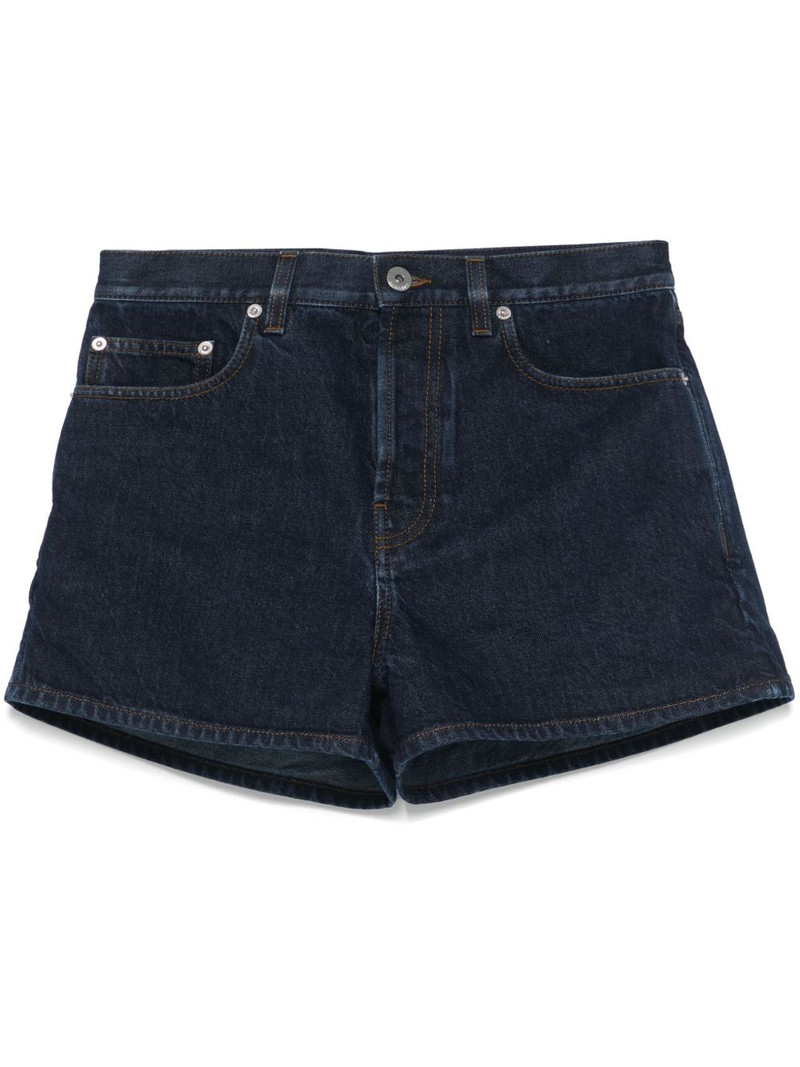 patch-detail denim shorts 1