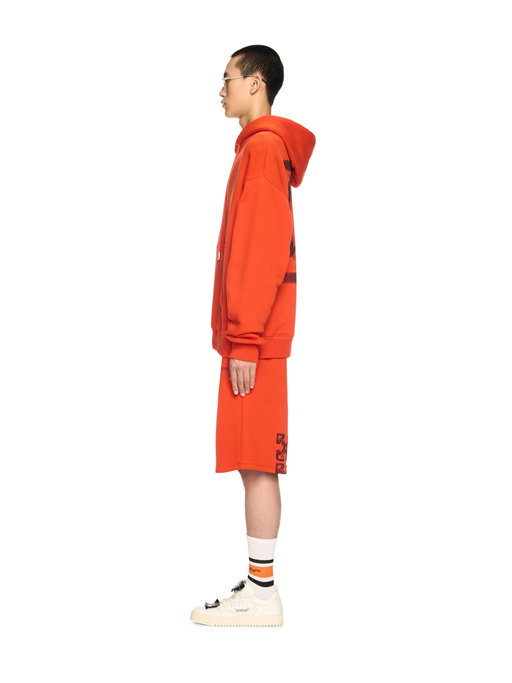 Orange Vibe Arrow Sweat Shorts - 3