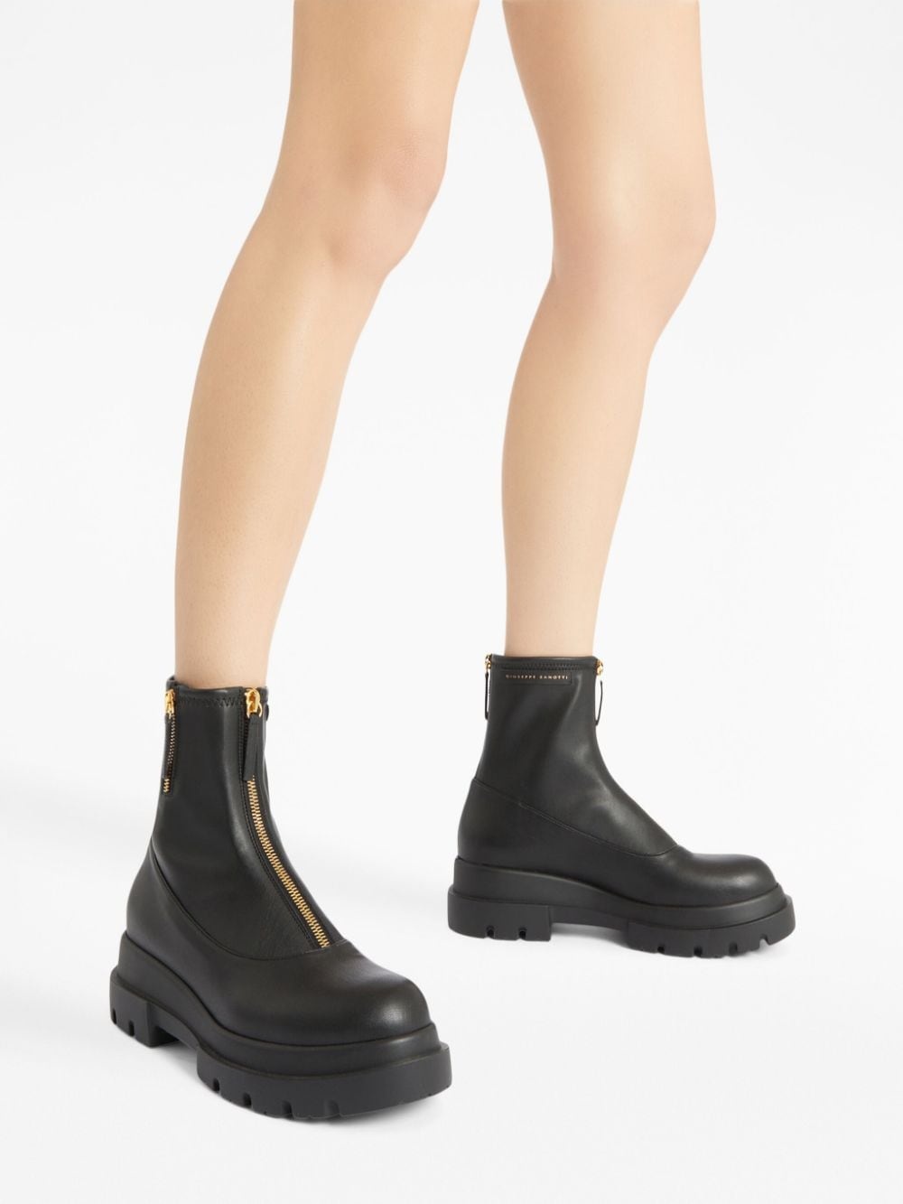 Avide zip-up ankle boots - 5