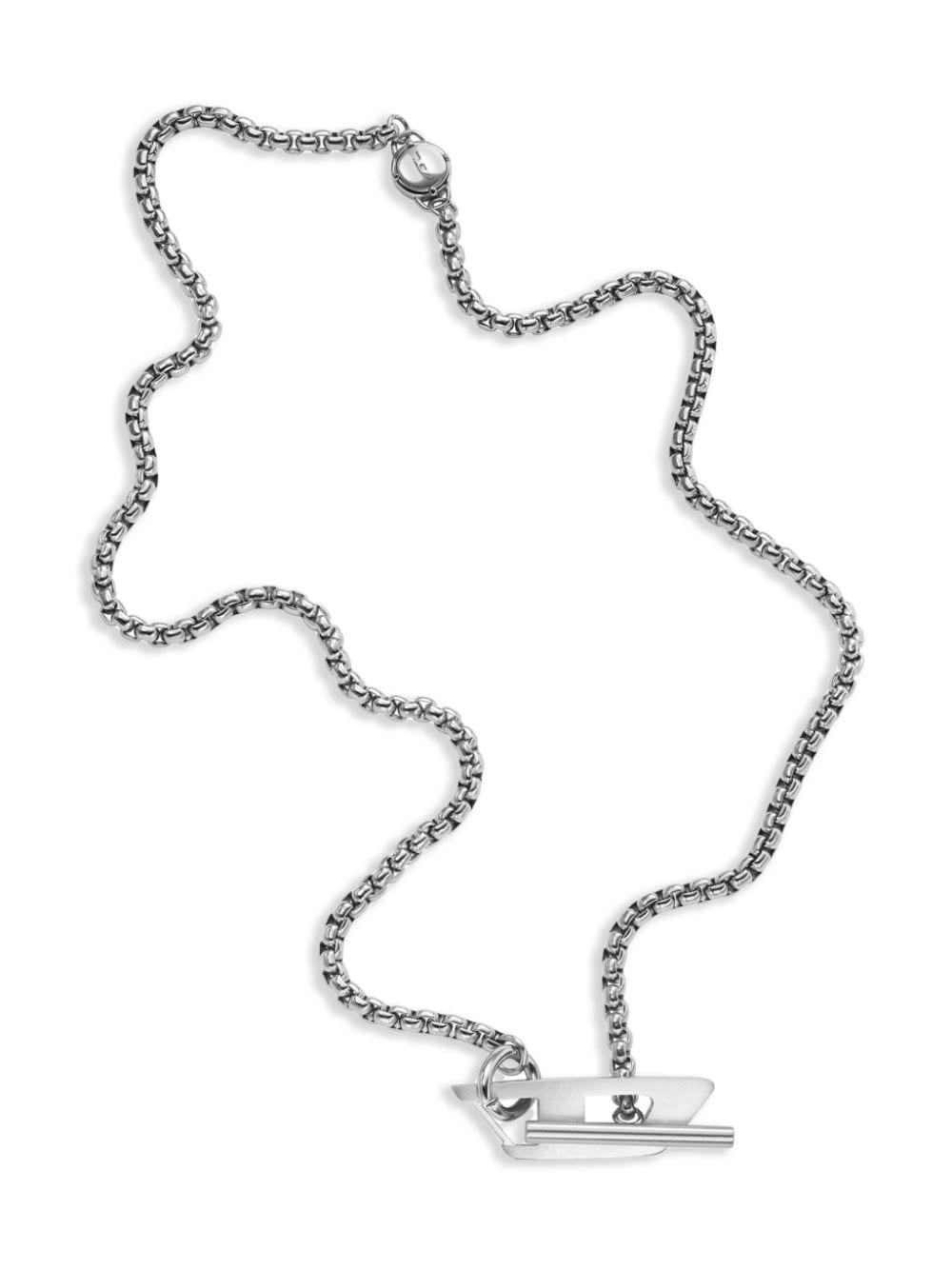 Dx1477 logo-pendant necklace - 1