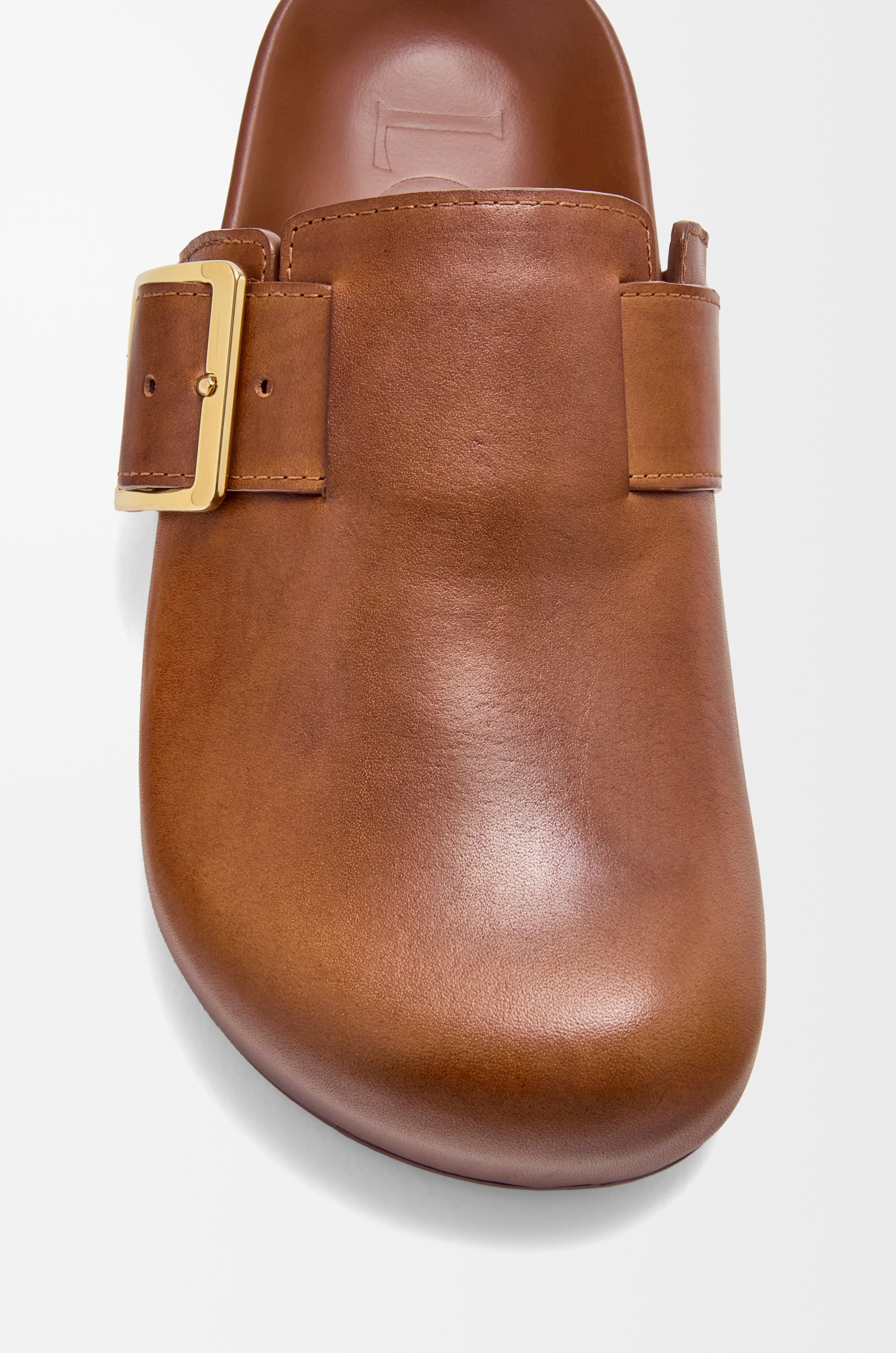 Ease Buckle mule in vegetable-tanned calfskin - 4