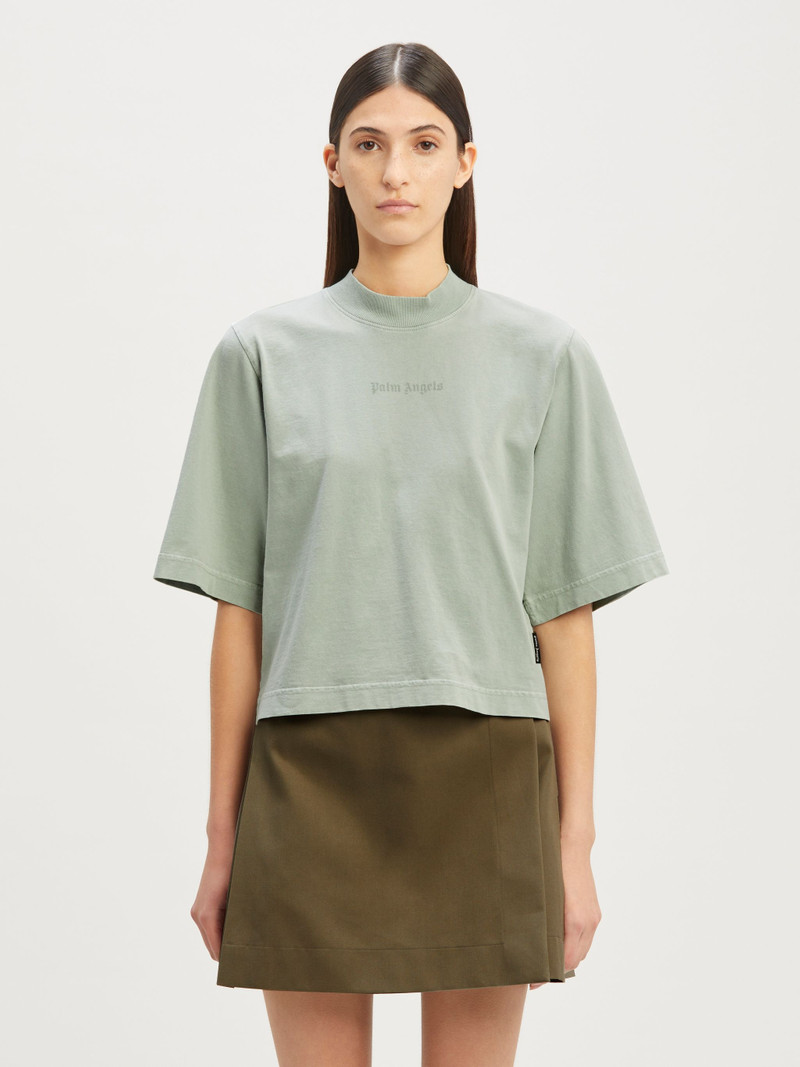 Reversed Logo Cropped T-Shirt 3