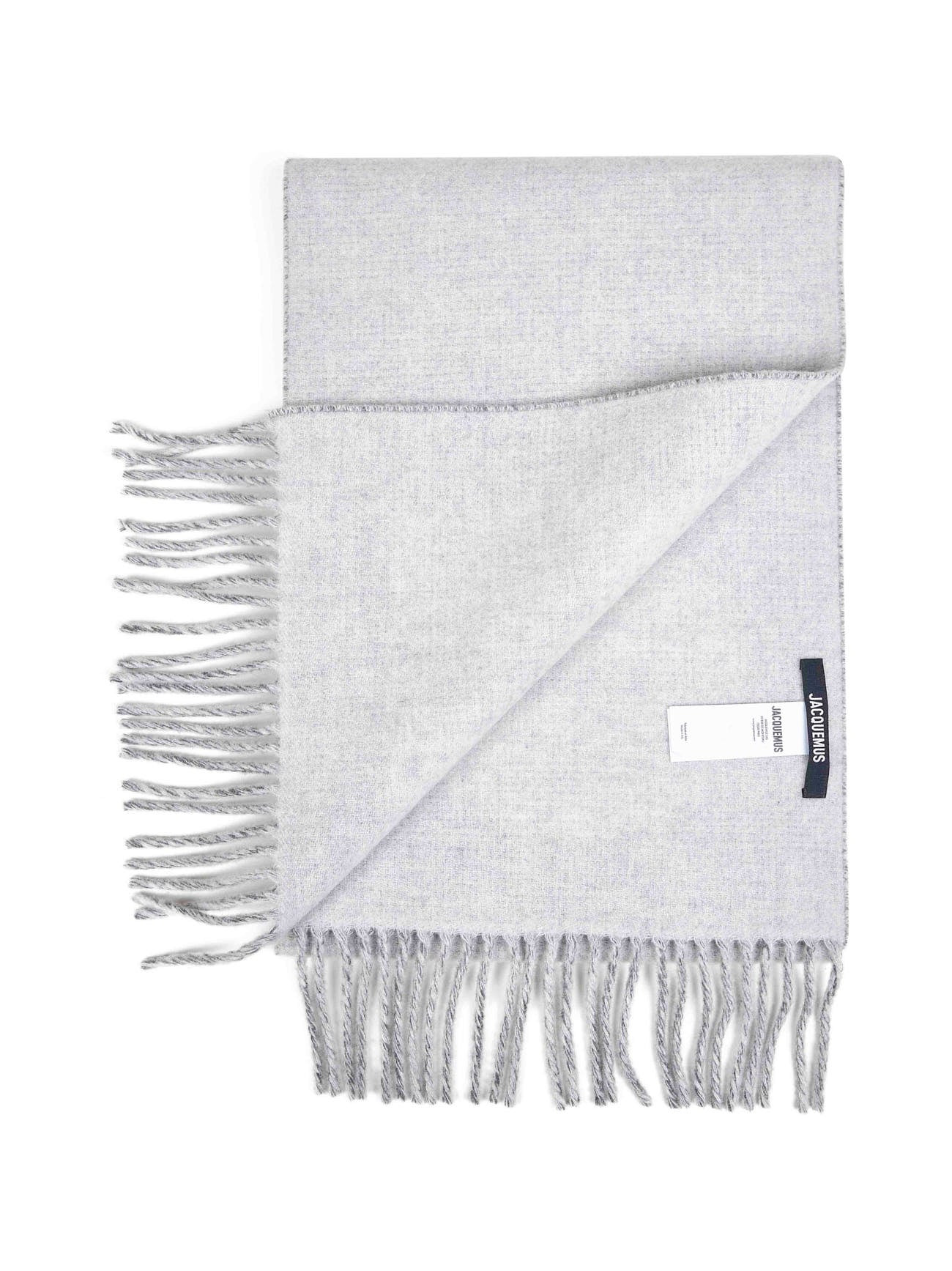 Jacquemus Men Grey The Rond Carré Scarf - 2