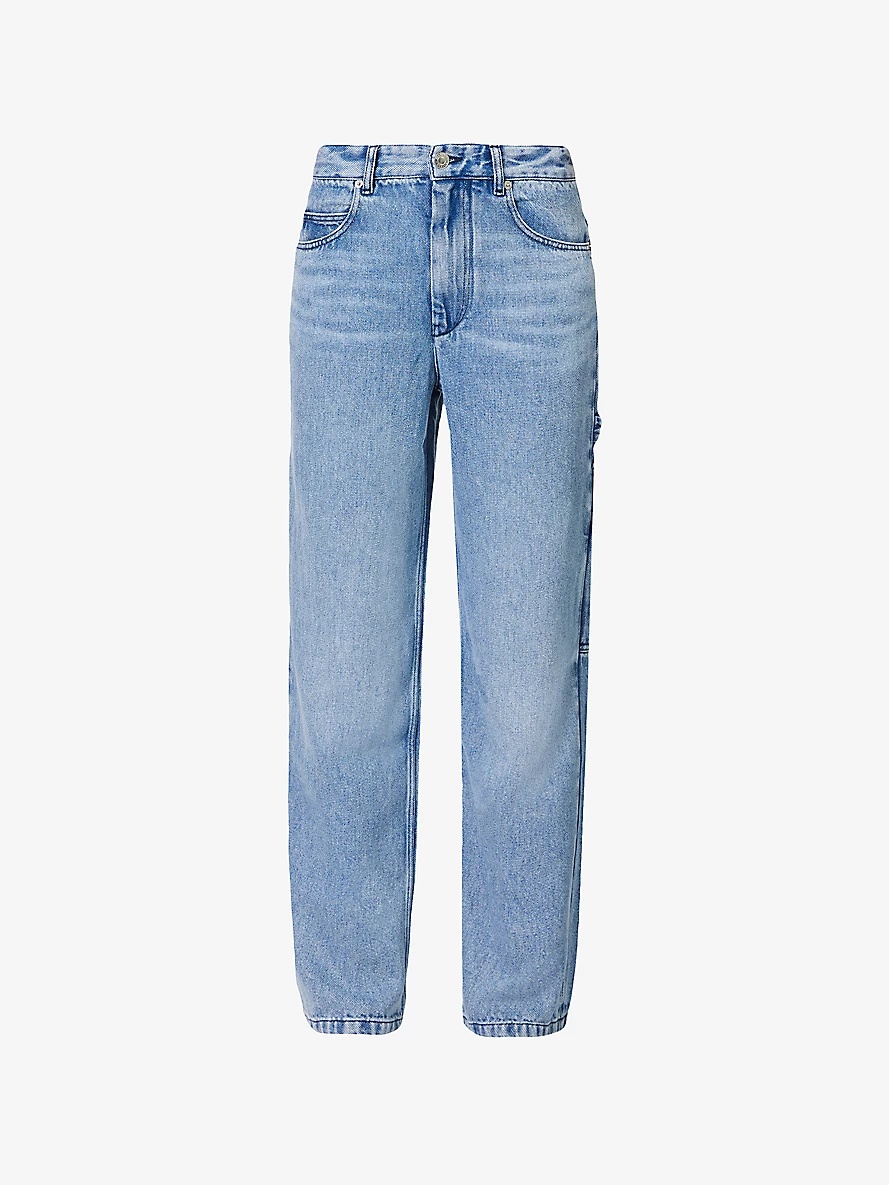 Bymara straight-leg mid-rise jeans - 1