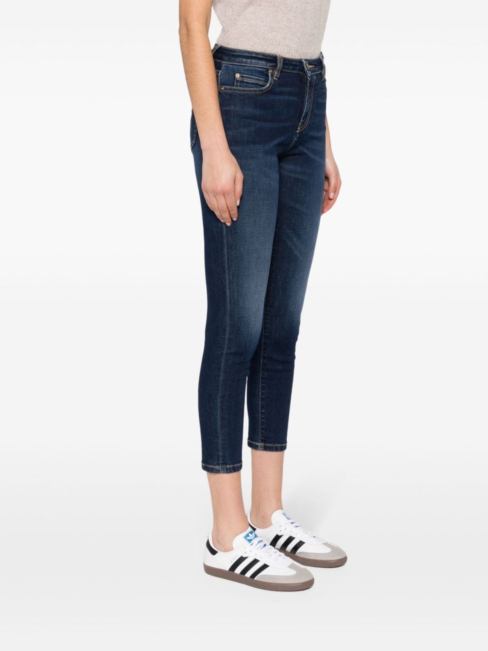 Love-Birds-appliquÃ© denim jeans - 3