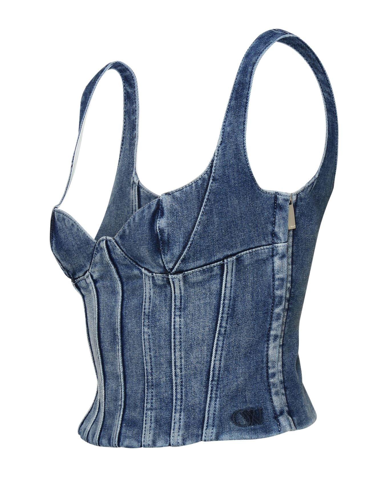 Denim Bustier Top - 2