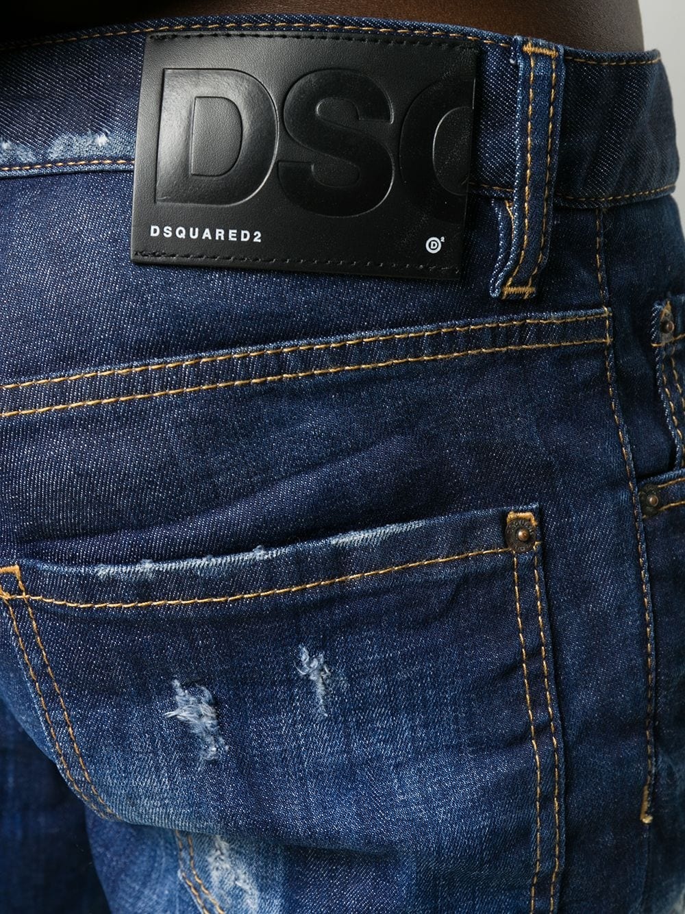 distressed slim-fit jeans - 5