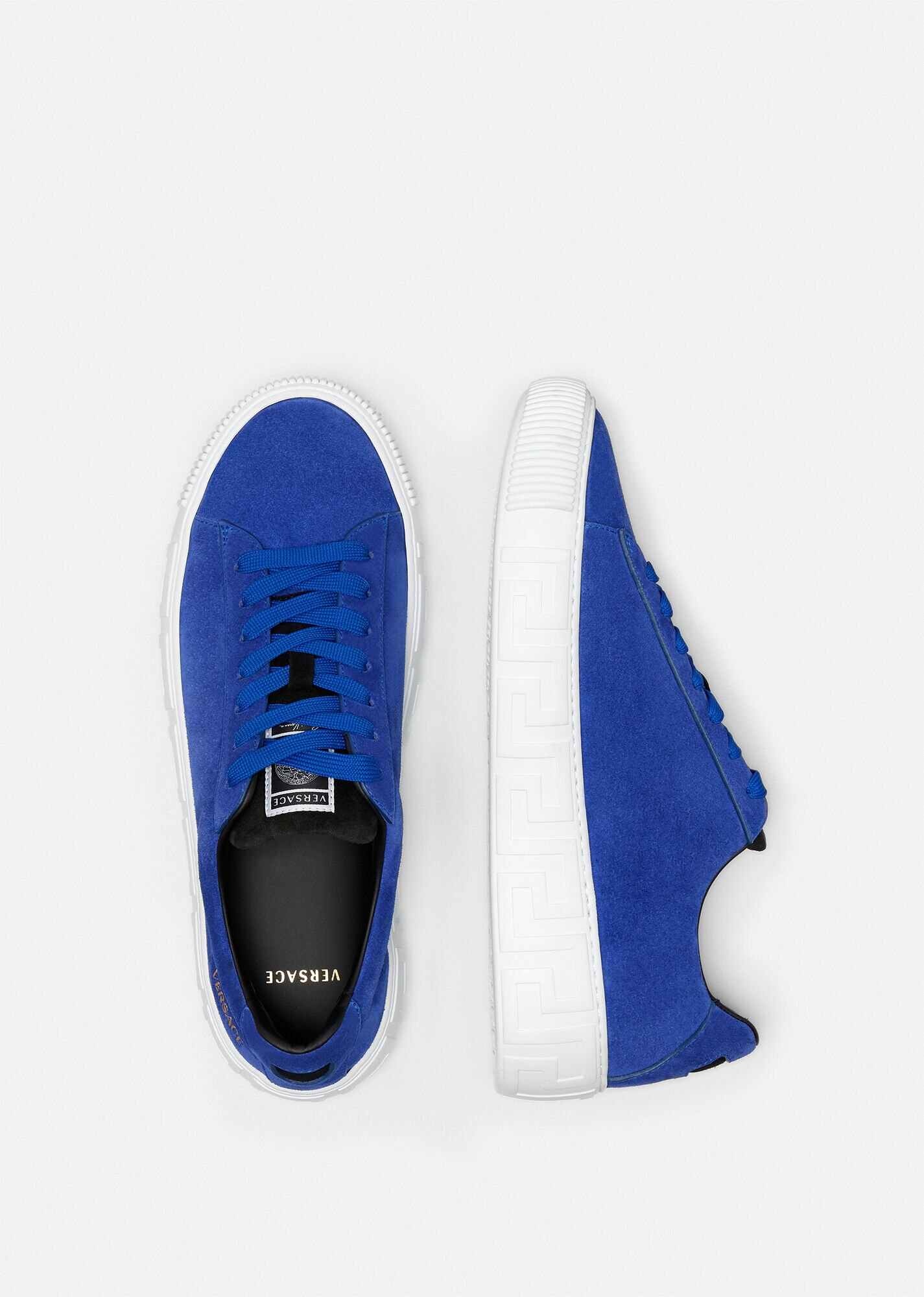 Greca Suede Sneakers - 3