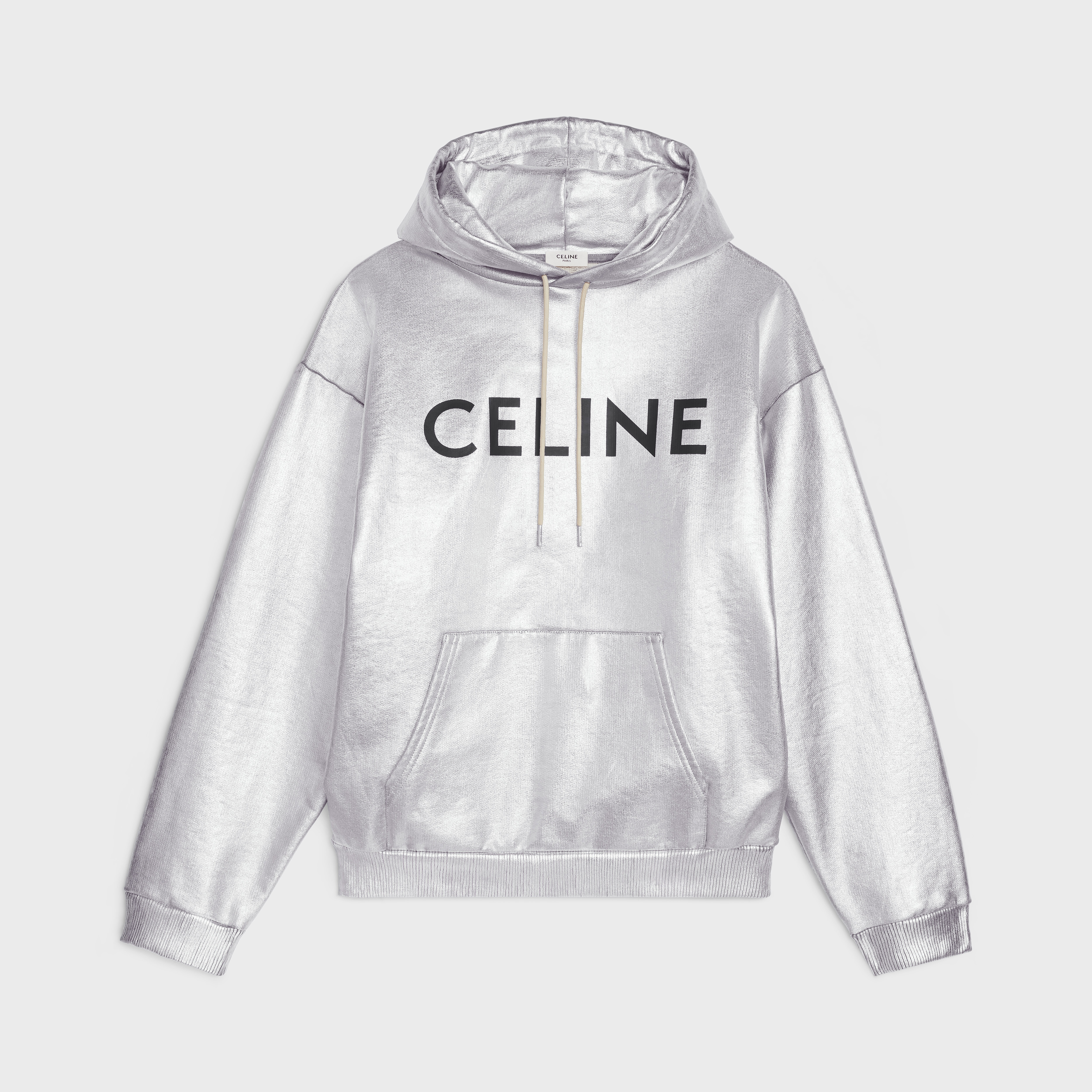 CELINE LOOSE SWEATSHIRT IN COTTON FLEECE - 1