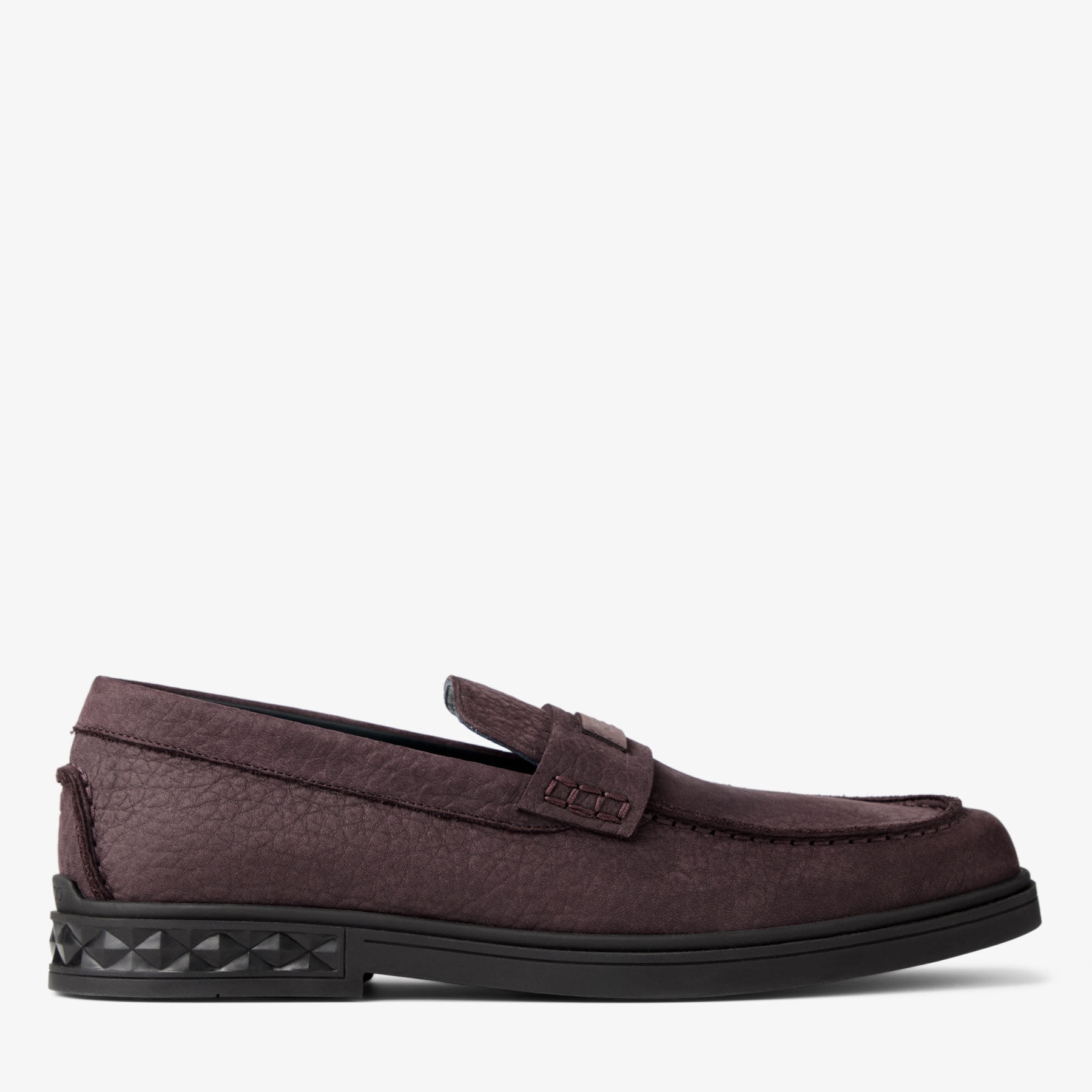 Josh Driver
Oxblood Embossed Nubuck Leather Shoes - 1