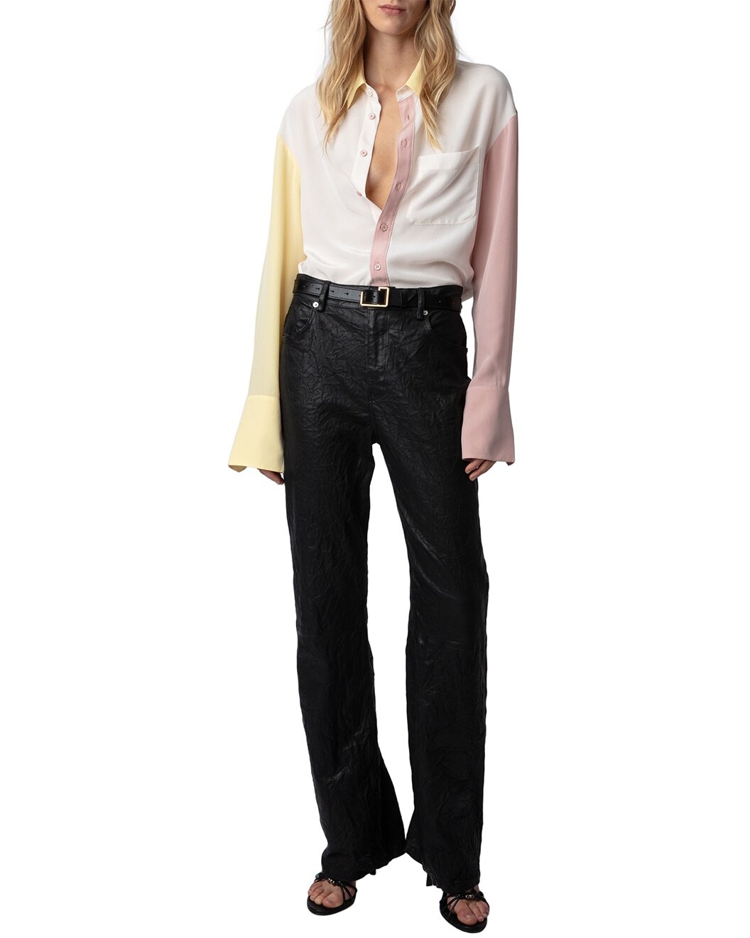 Zadig & Voltaire Tyrone CDC Color Silk Shirt - 6