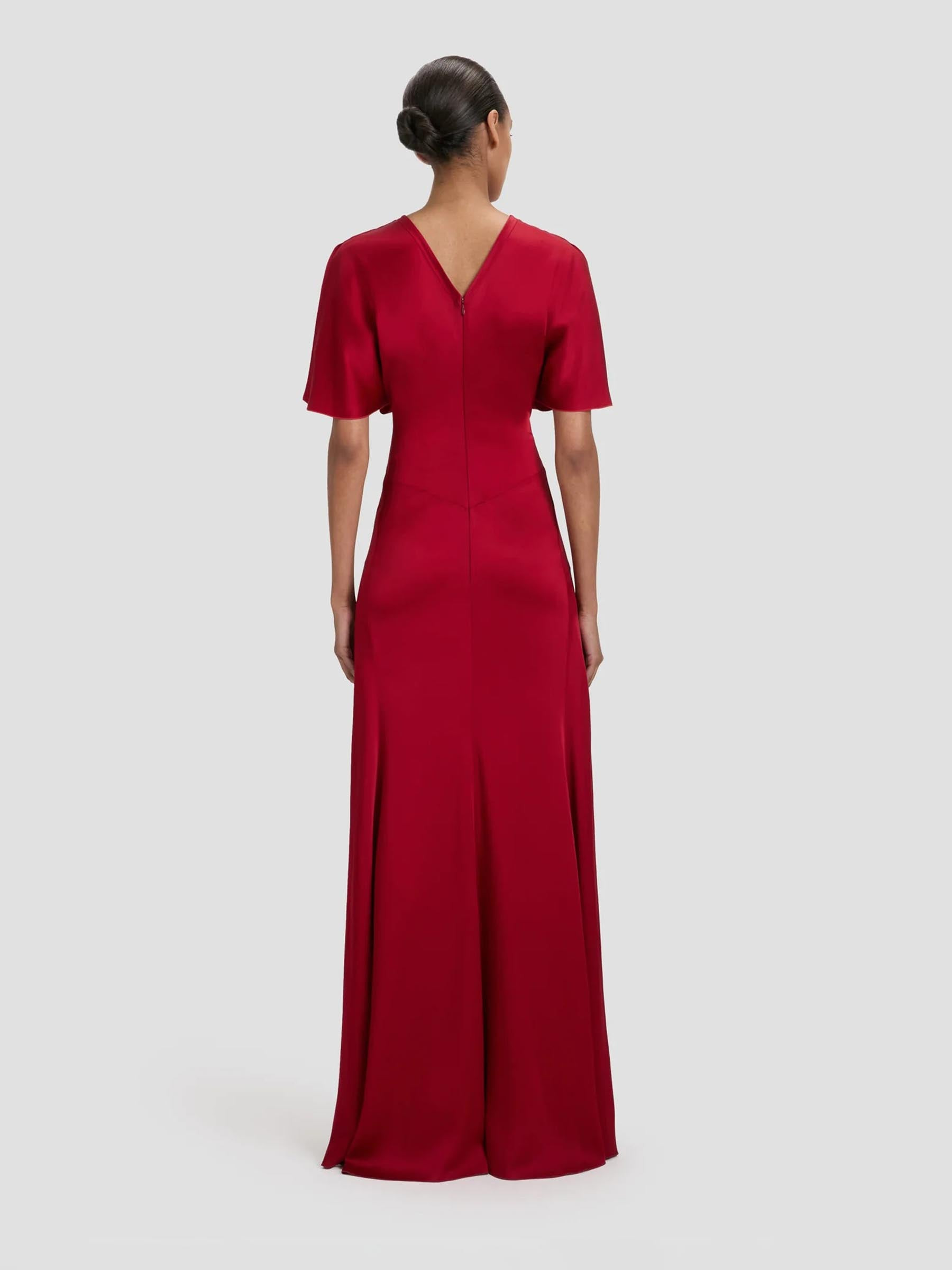 RUCHED MAXI DRESS - 2