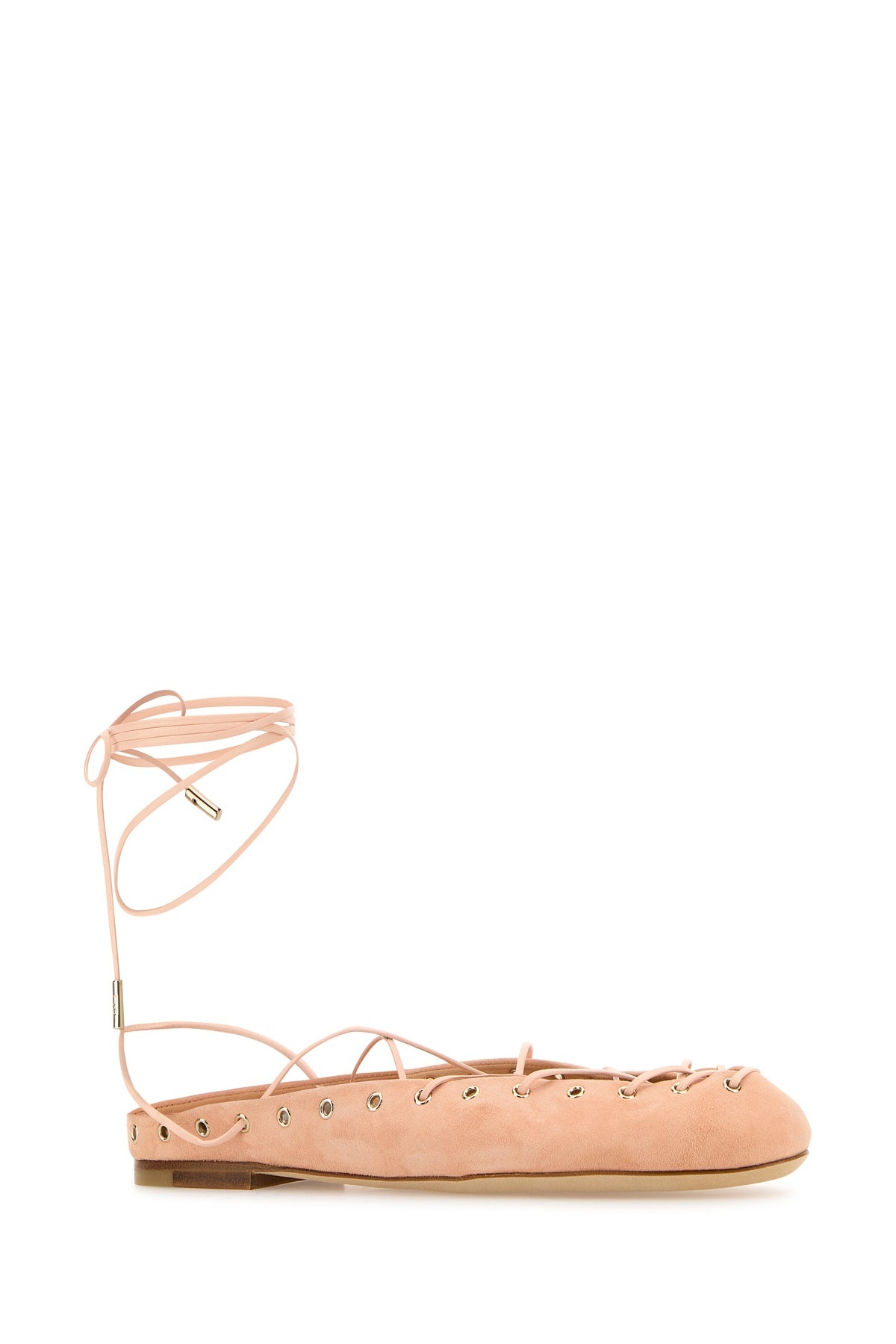Light pink suede Chloé Ghillies ballerinas - 2