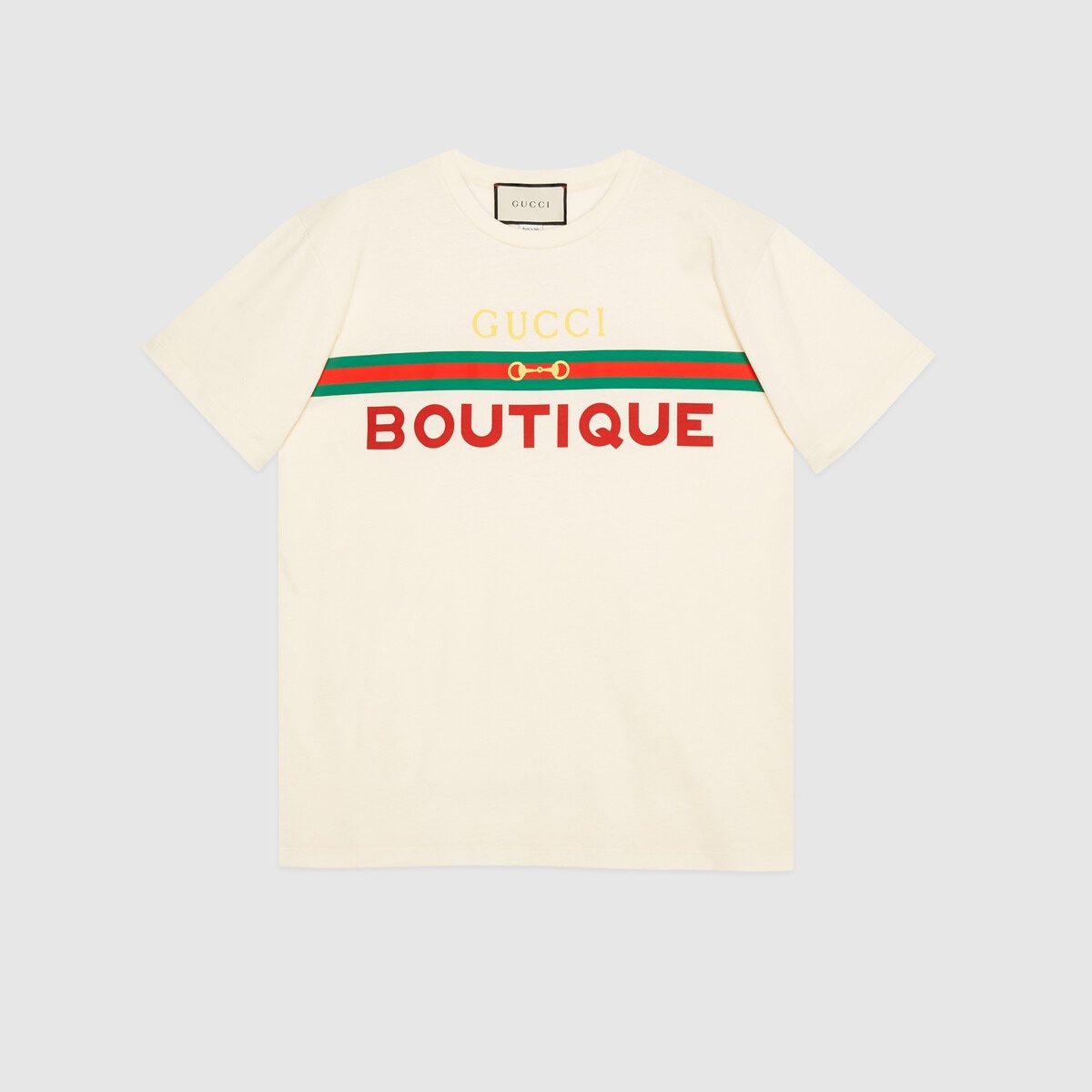 Gucci Boutique print T-shirt - 1