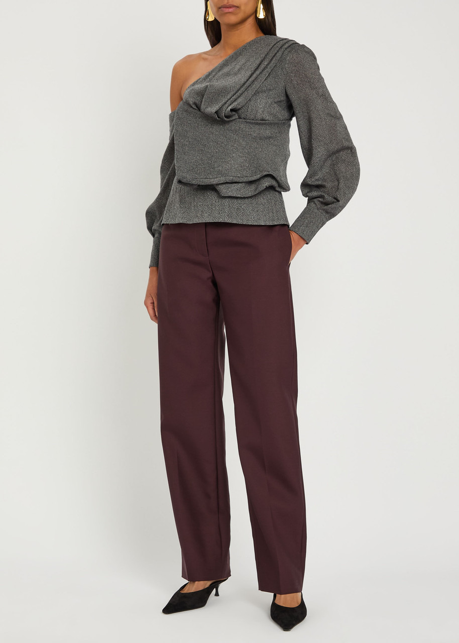 Emilia Wickstead Alida Draped Wool top - 3