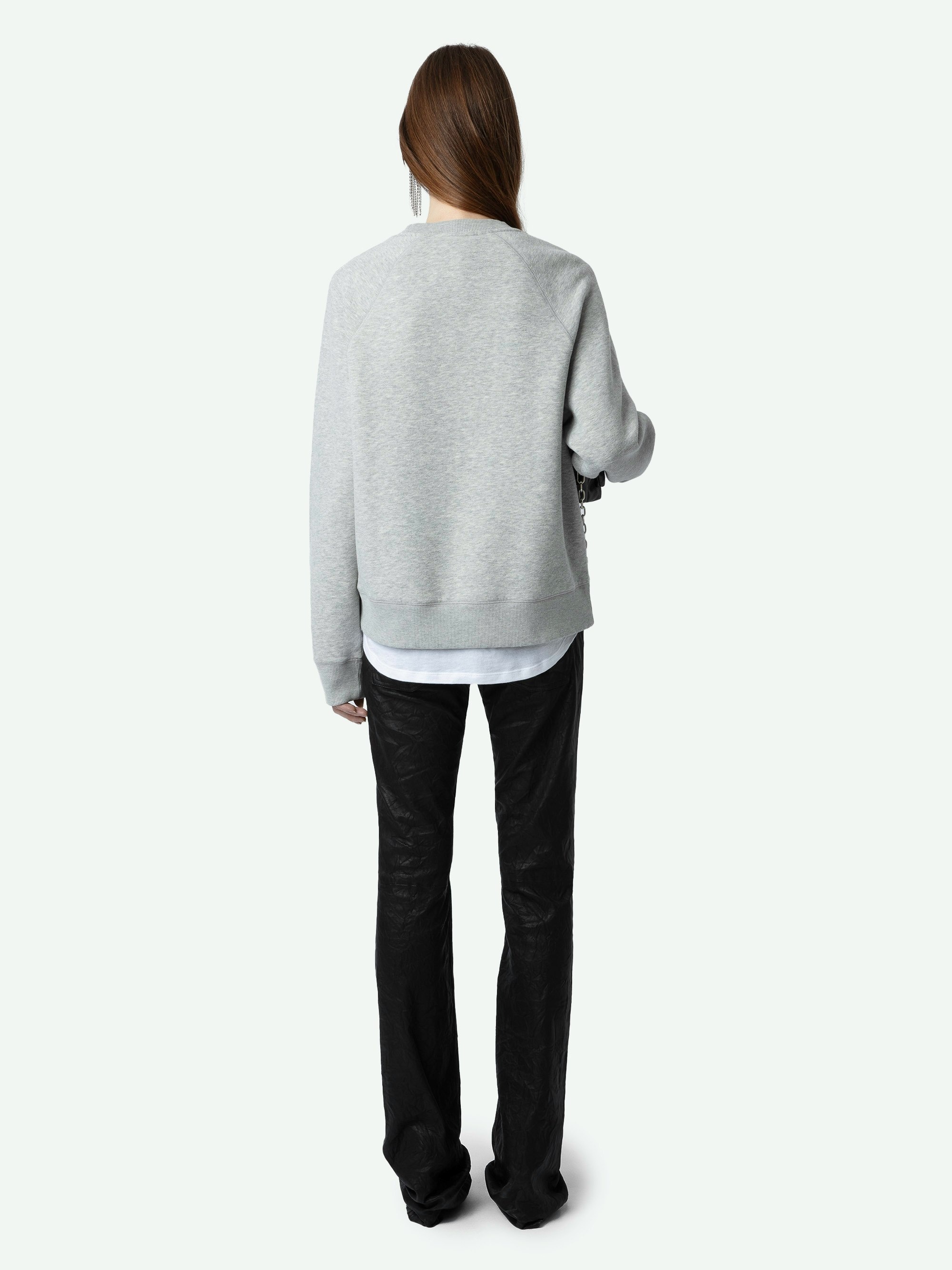 Upper Diamante Wings Sweatshirt - 3