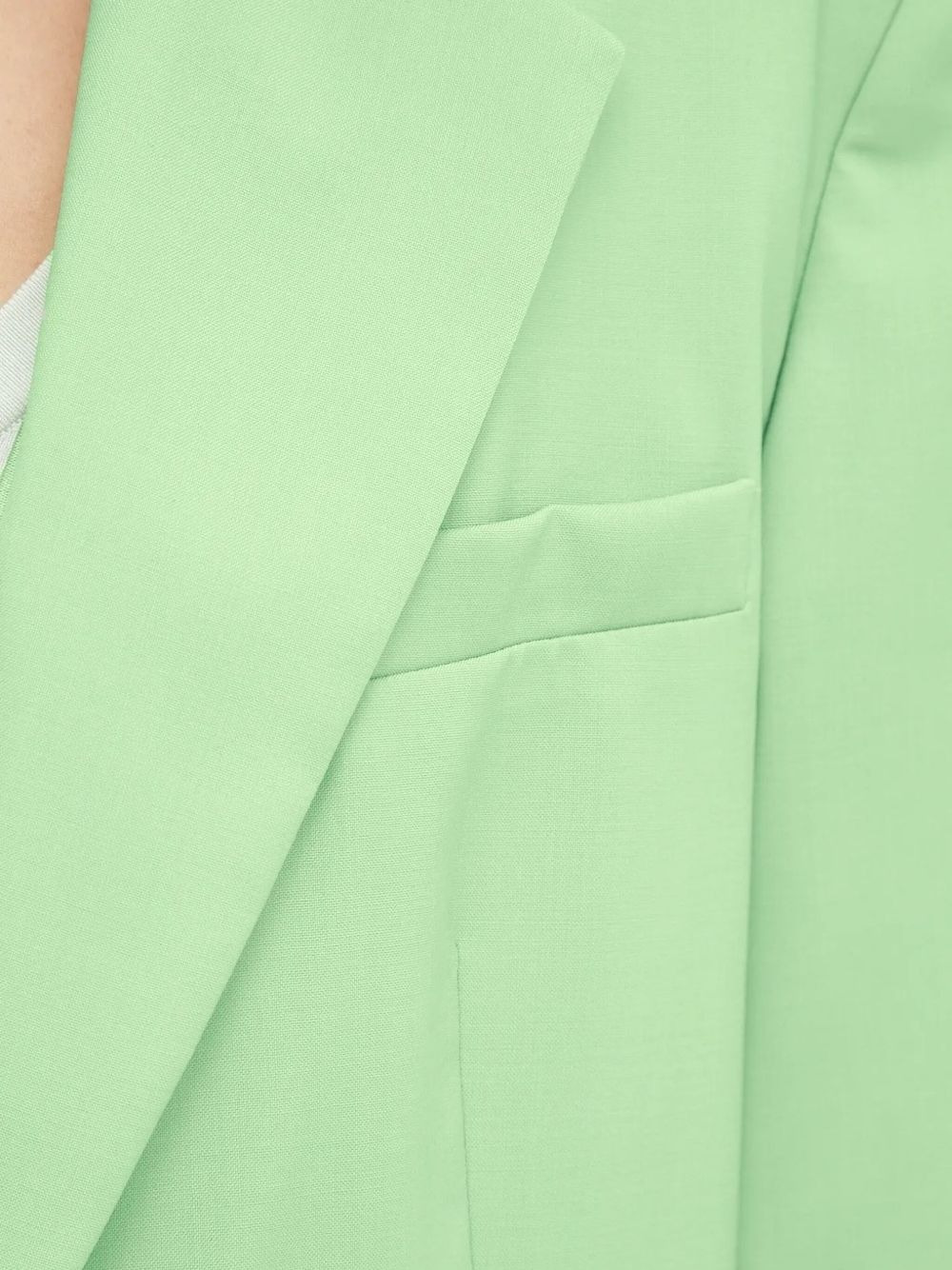 wool single-breasted blazer - 4