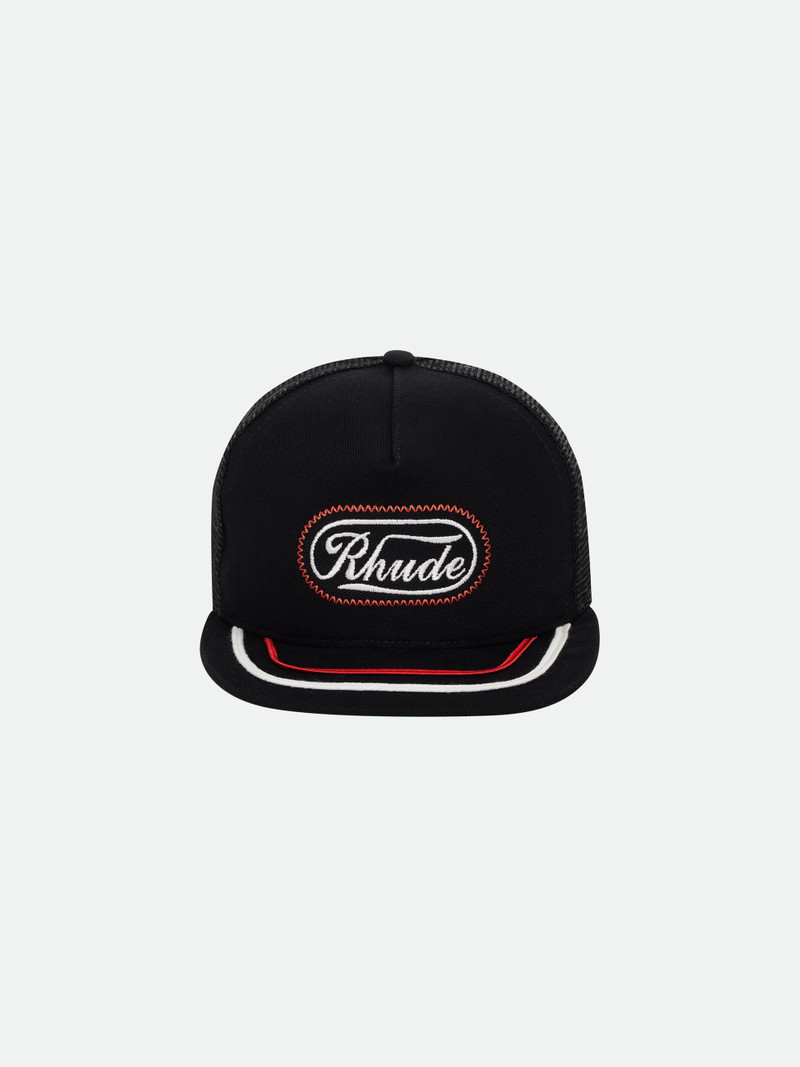 RHUDE PATCH TRUCKER HAT 1