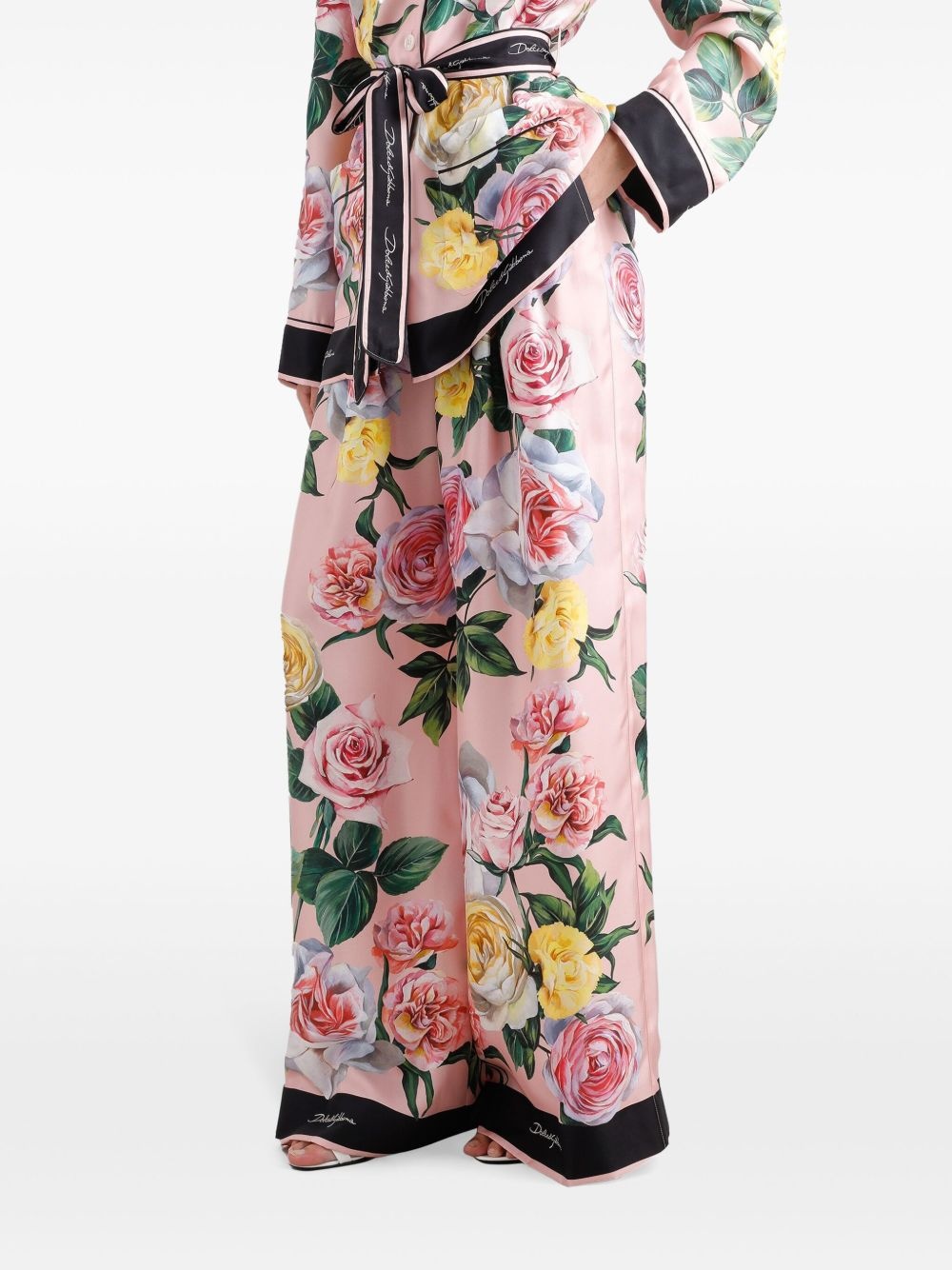 floral-print trousers - 4