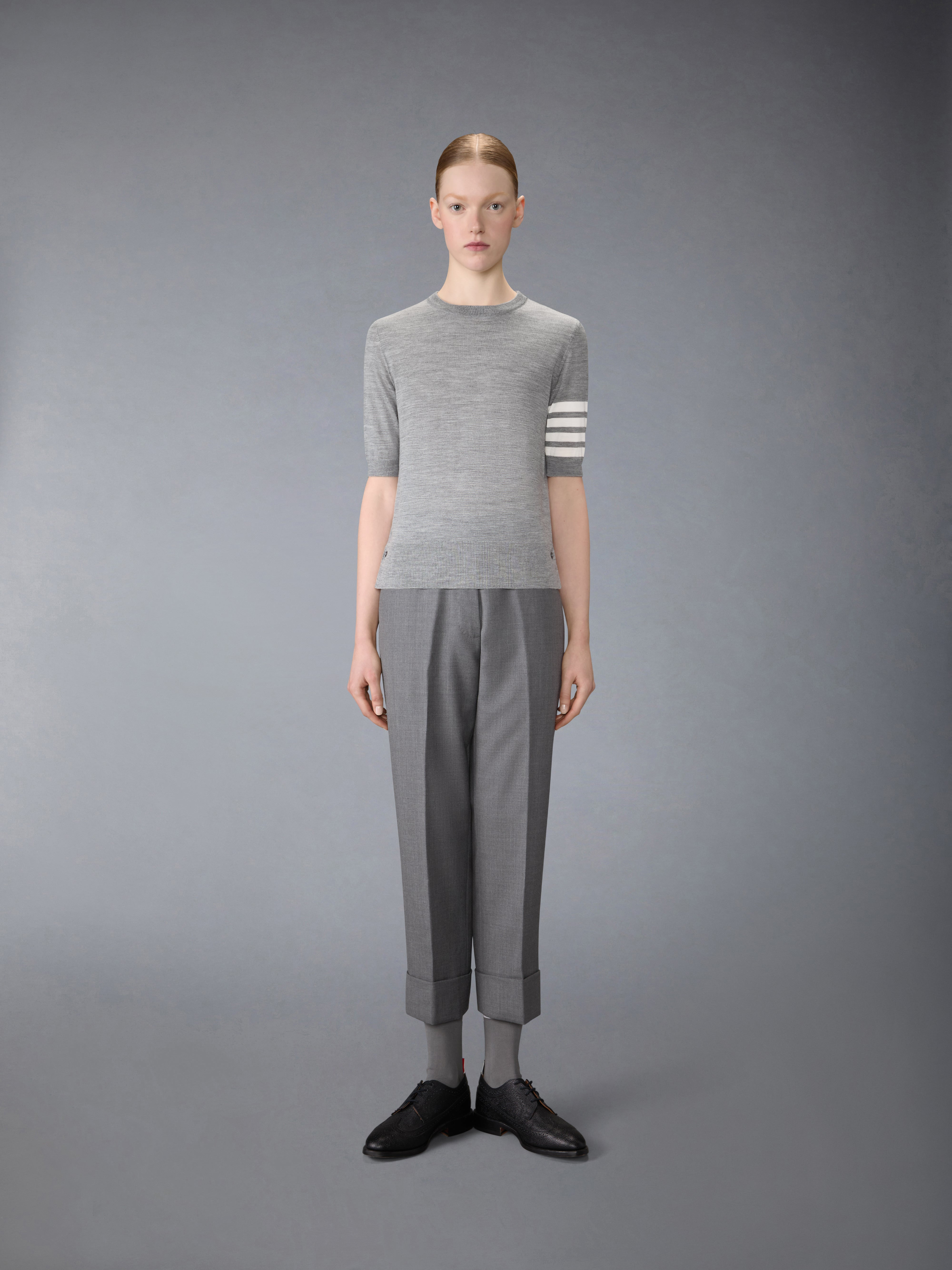 FINE MERINO WOOL 4-BAR TEE - 3
