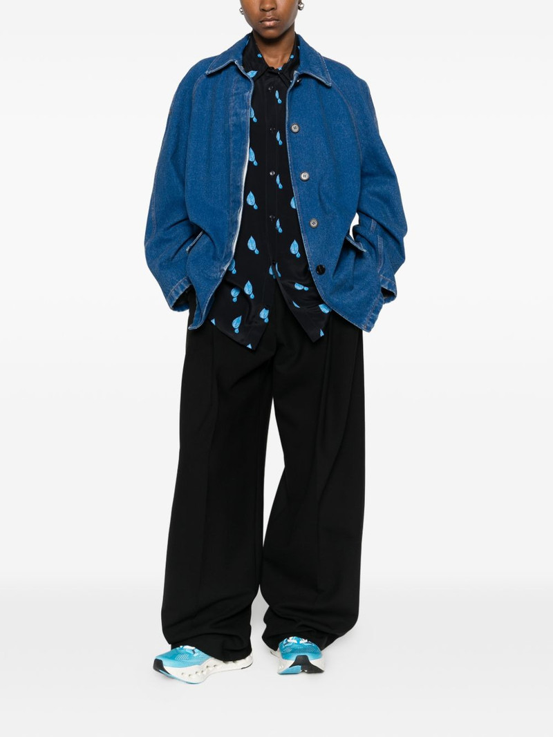 Marni flap-pocket denim jacket outlook