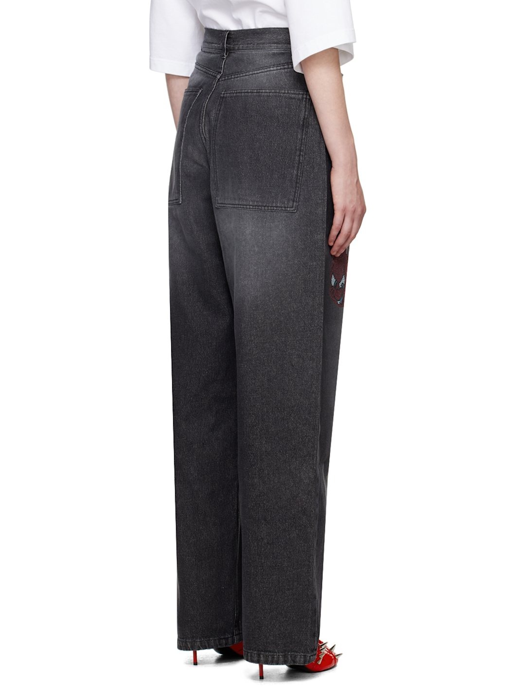 Black 'You Wish' Jeans - 3
