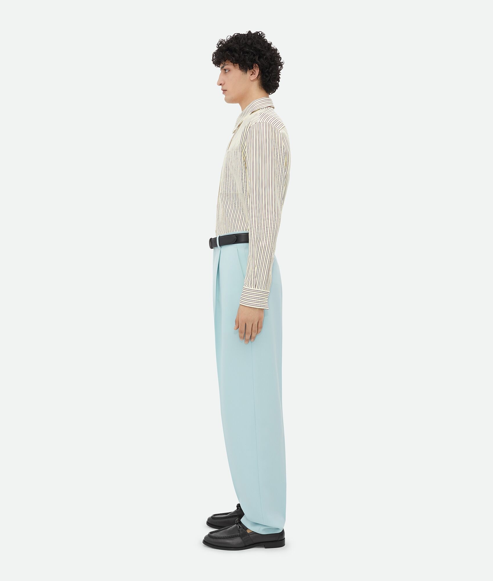 Wool Grain De Poudre Trousers - 2