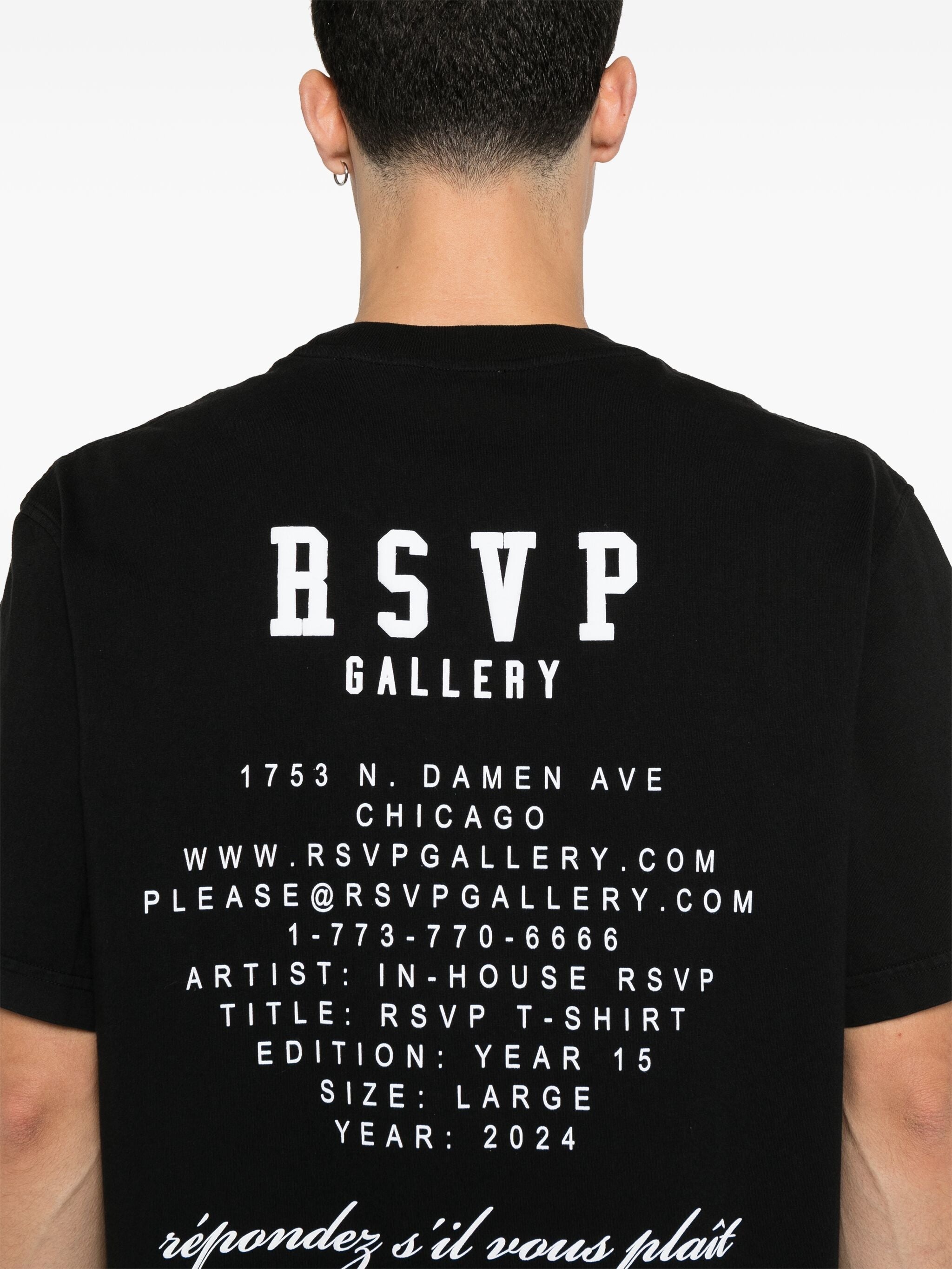 X RSVP Gallery Cotton T-shirt - 3