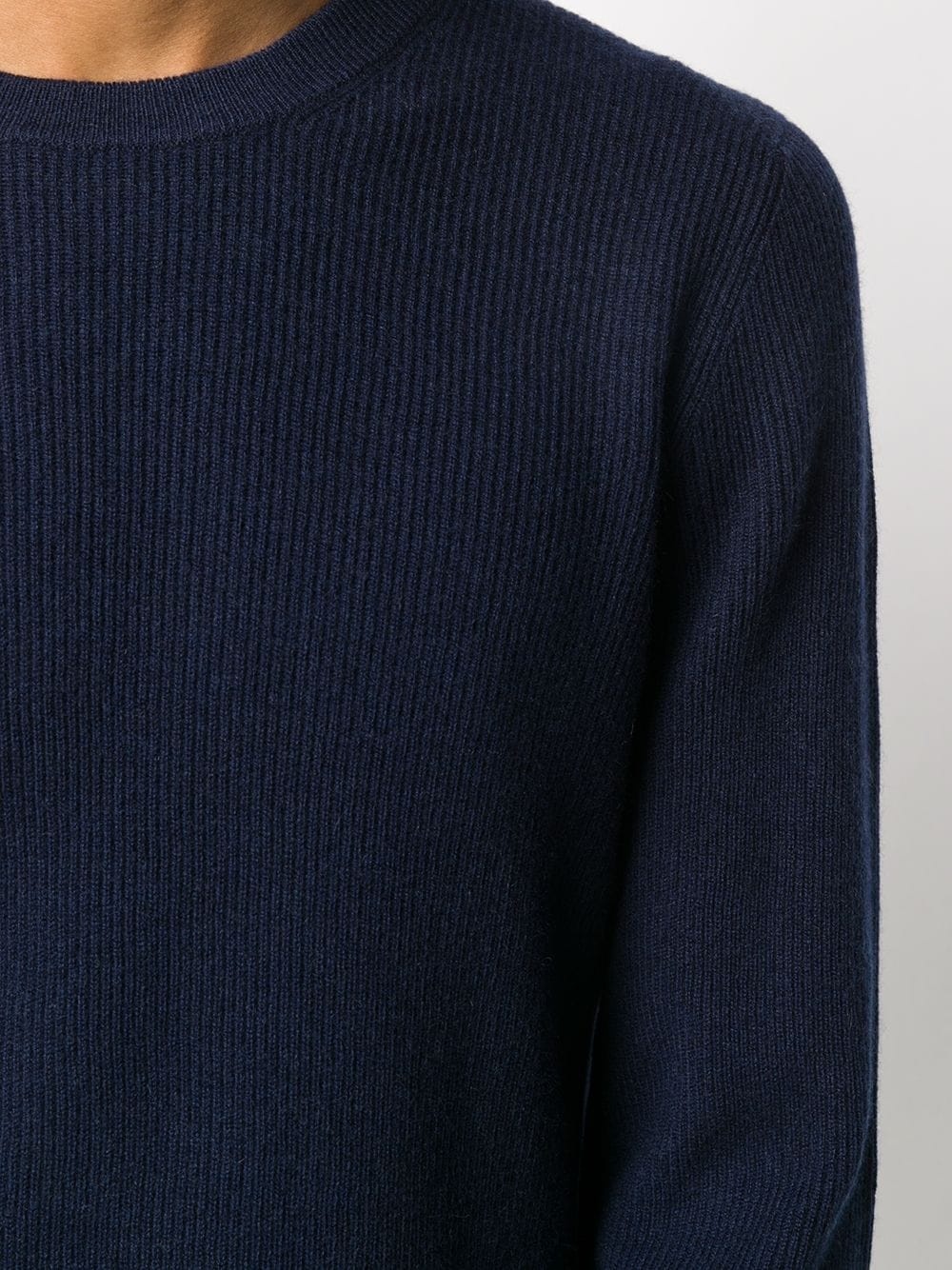 long-sleeve fitted jumper - 5