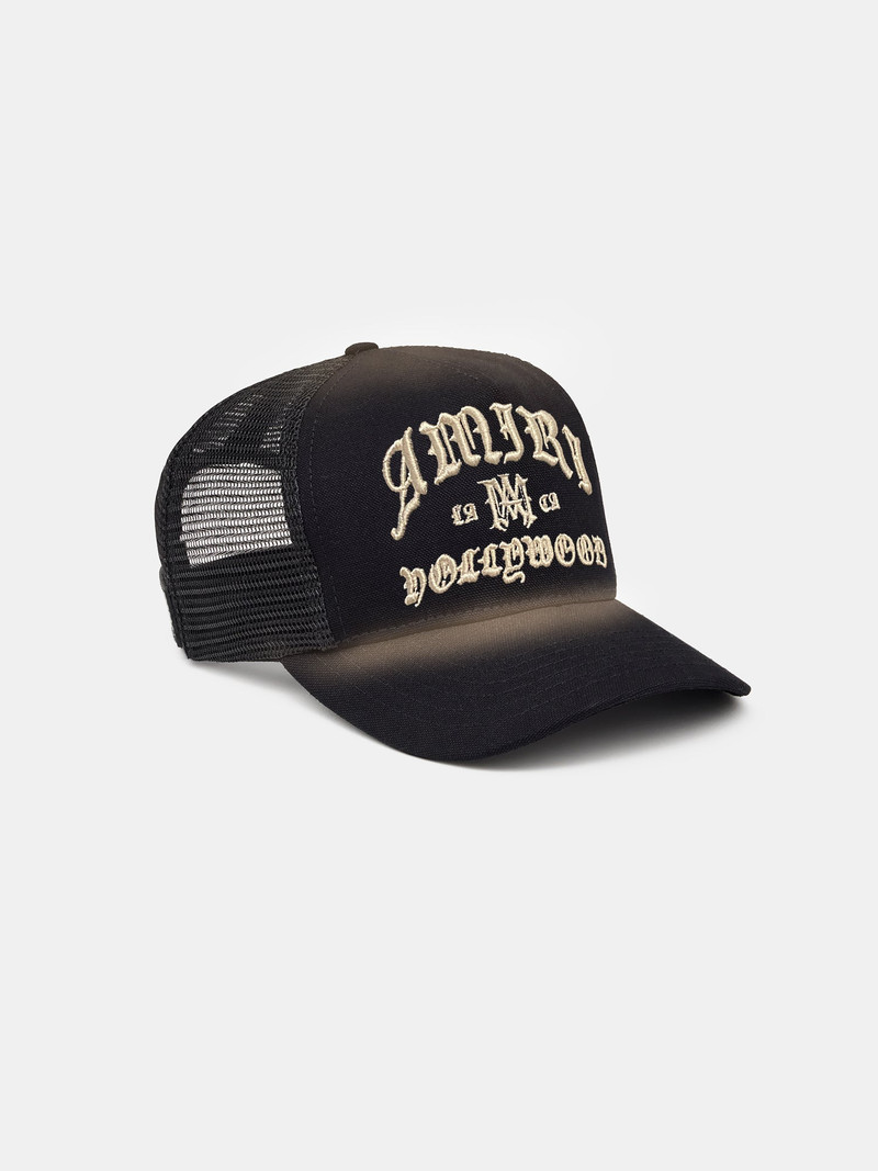 AMIRI AMIRI HOLLYWOOD TRUCKER HAT
- Black outlook