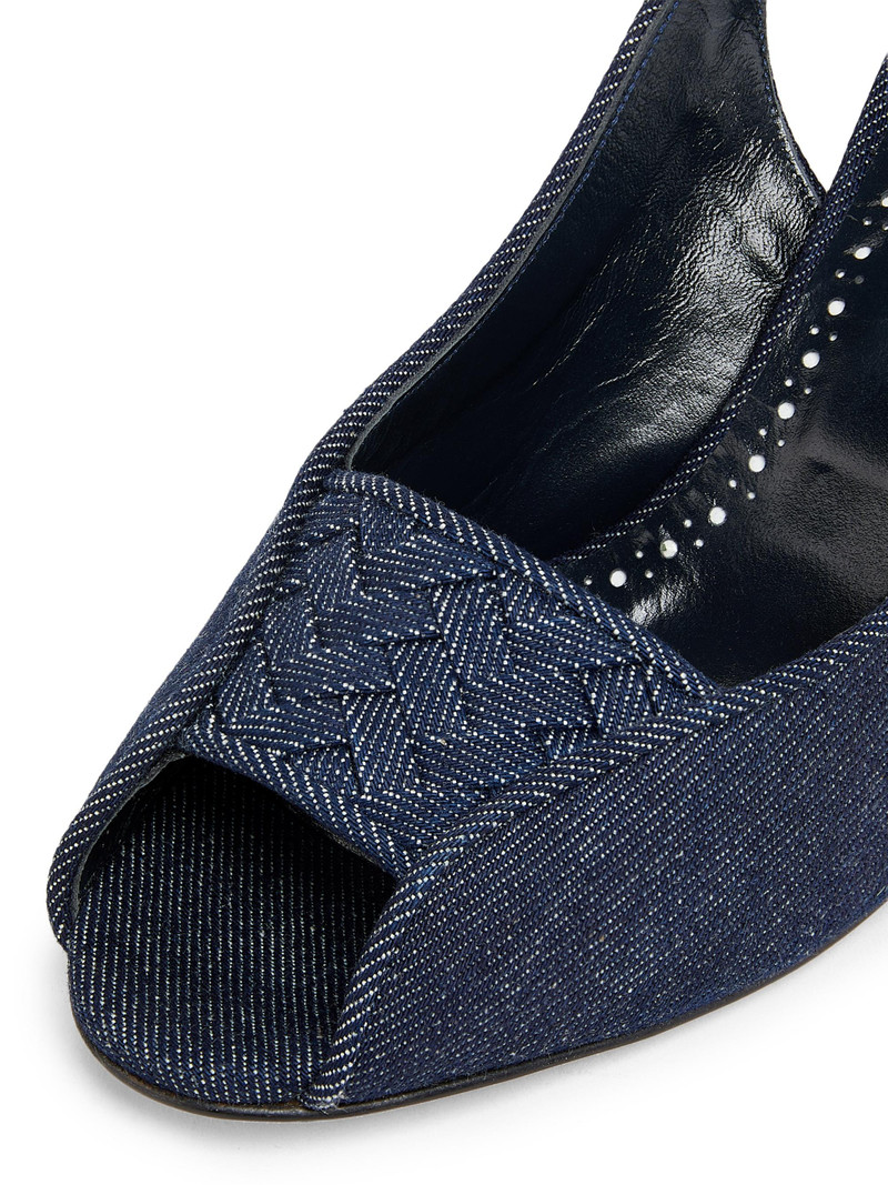 70mm slingback peep-toe 펌프 6