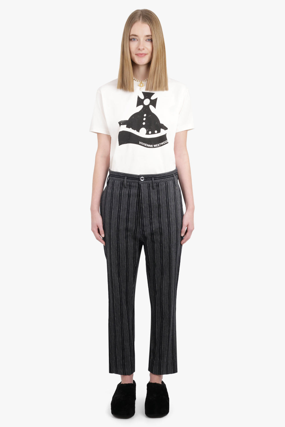 CRUISE STRIPE TROUSER | BLACK/GREY - 4