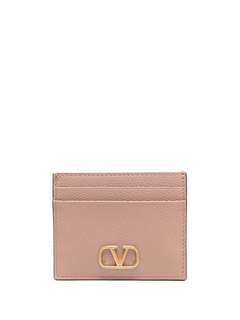 VLOGO leather cardholder - 1