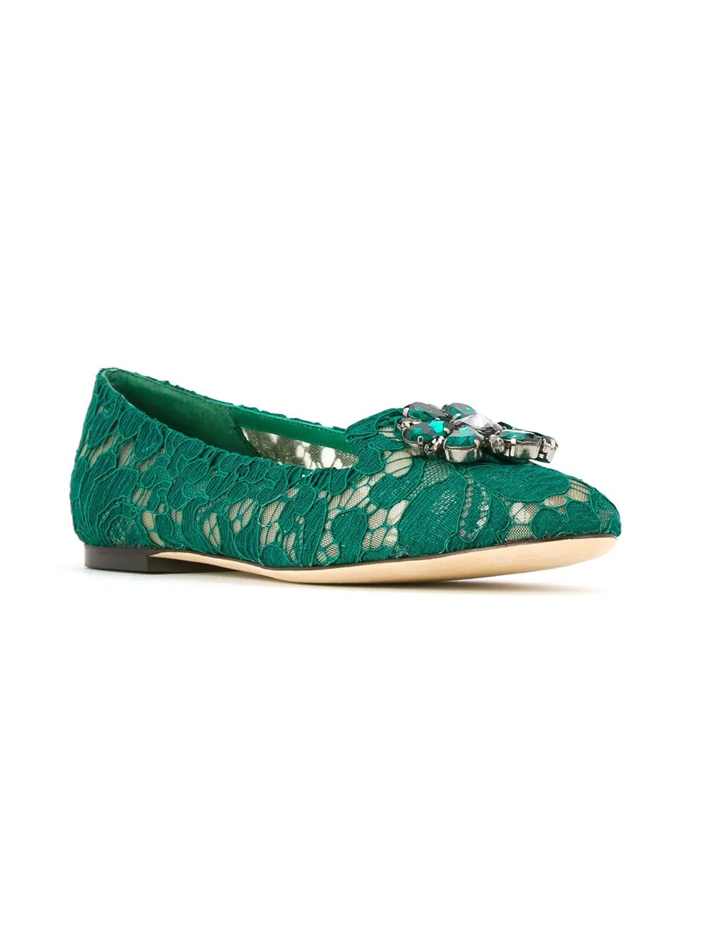 Vally Taormina lace ballerina shoes - 2