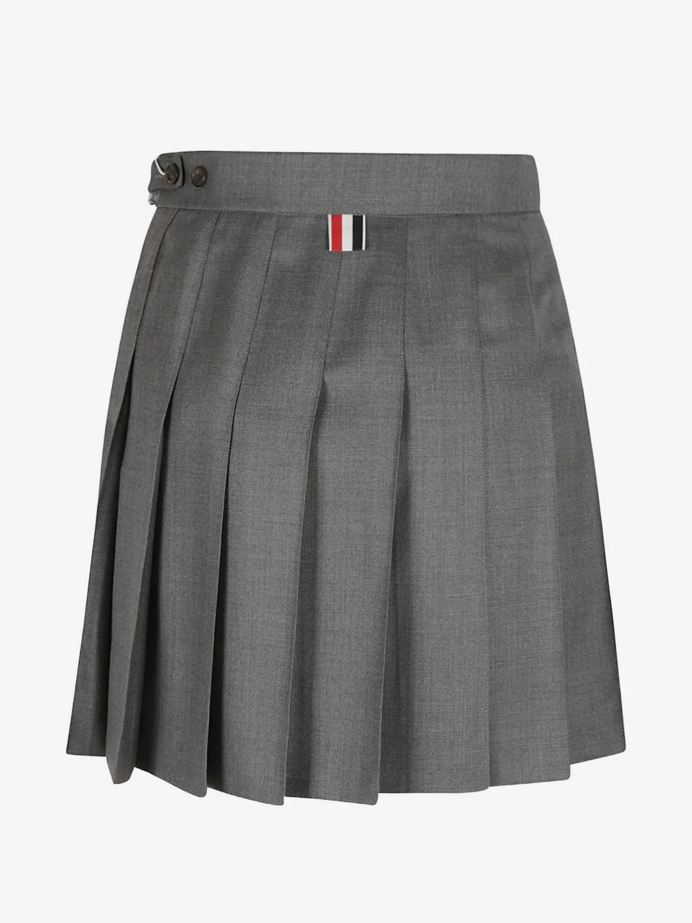 Super 120's pleated skirt - 1