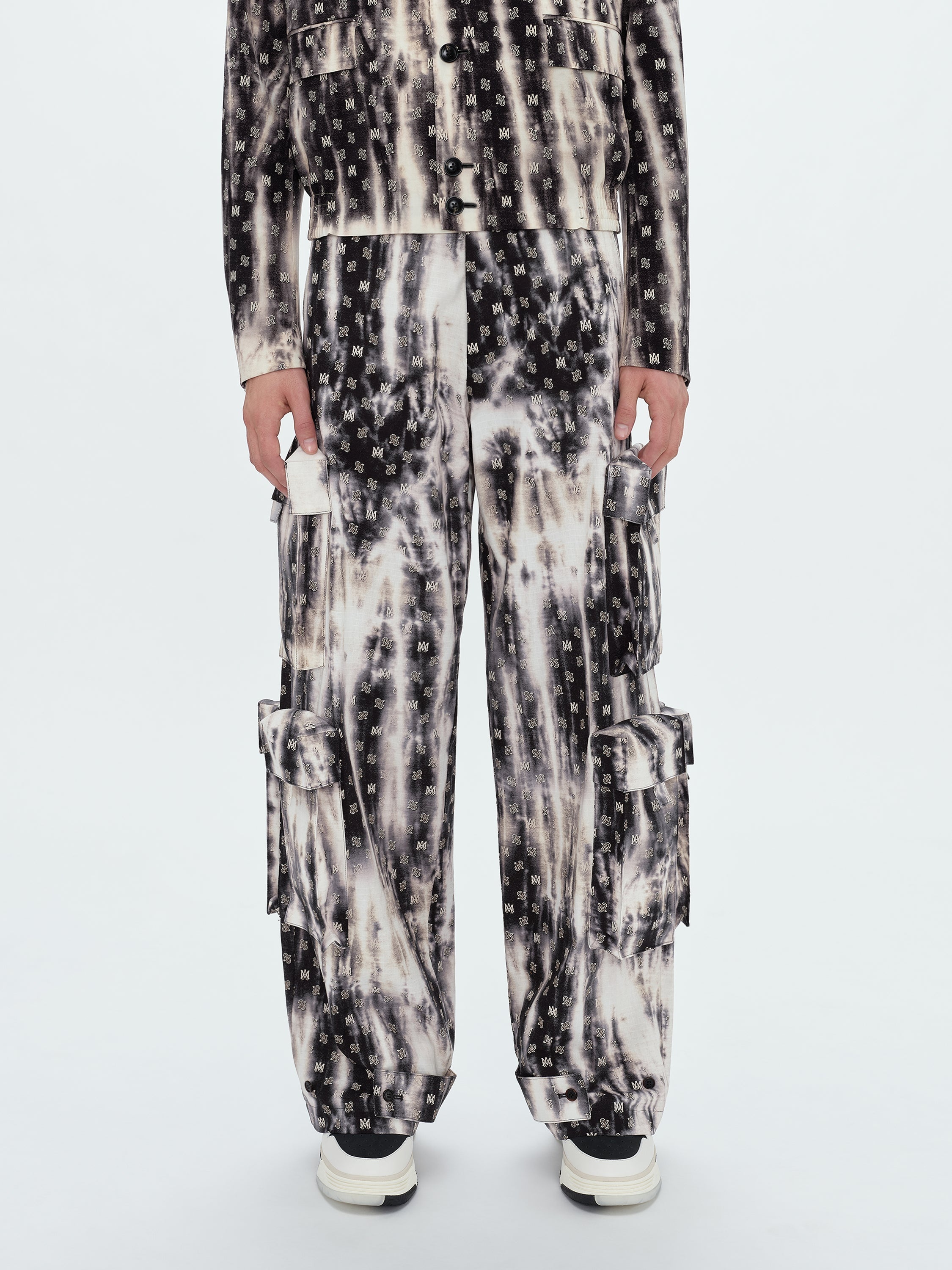 BLEACHED MA PAISLEY UTIL PANT - 5