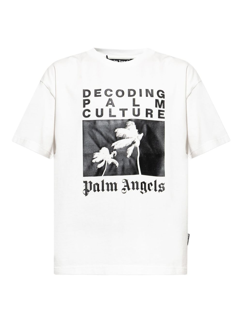 palm-tree print T-shirt - 1