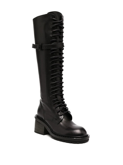 Ann Demeulemeester knee-length lace boots outlook